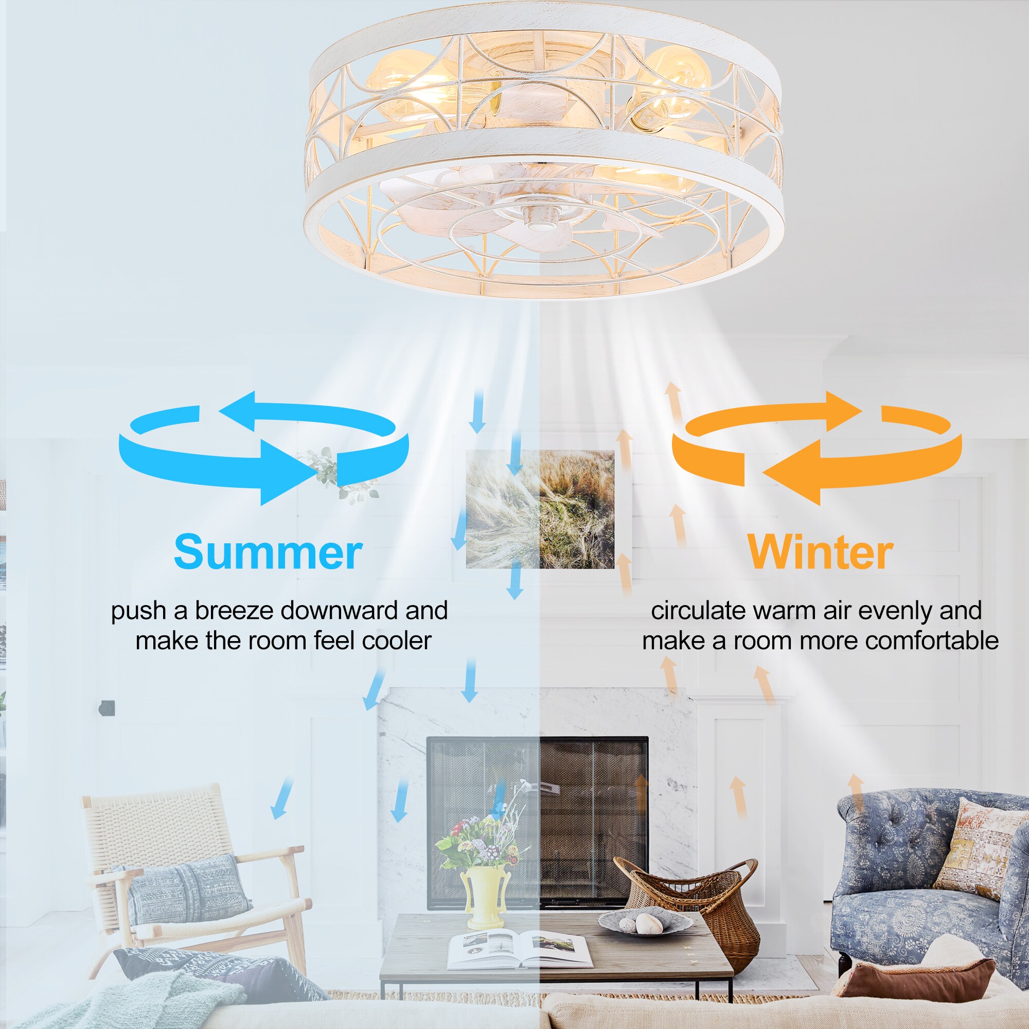 Breezary 35004-WG Ceiling-Fans - View #5