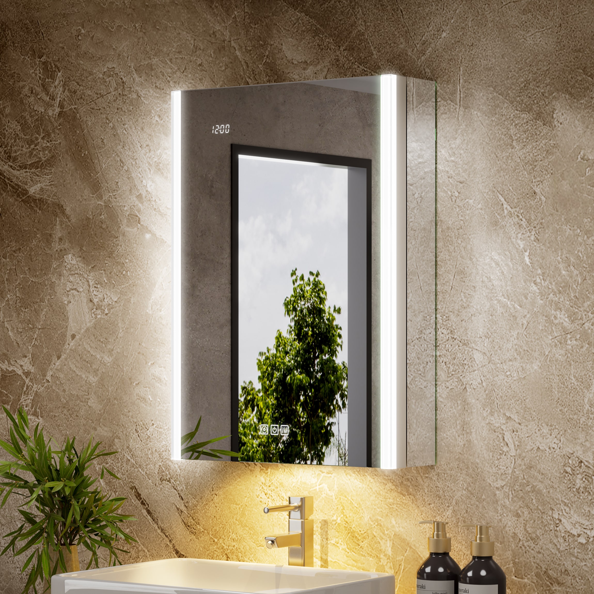 QueenFun MCALSK0432 Bathroom-Medicine-Cabinets - View #2