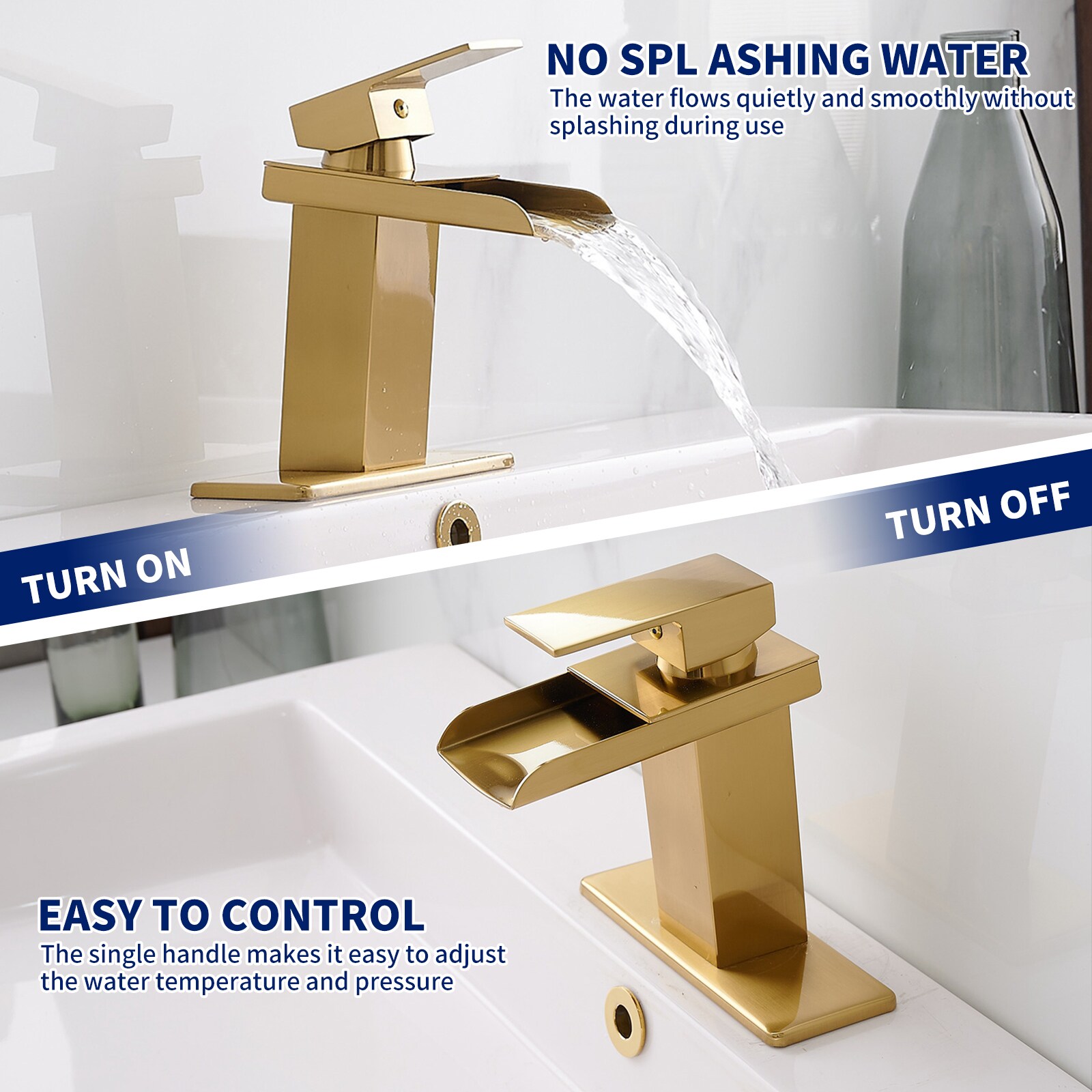 BWE A-96009GOLD-2 Lavatory-Faucets - View #5