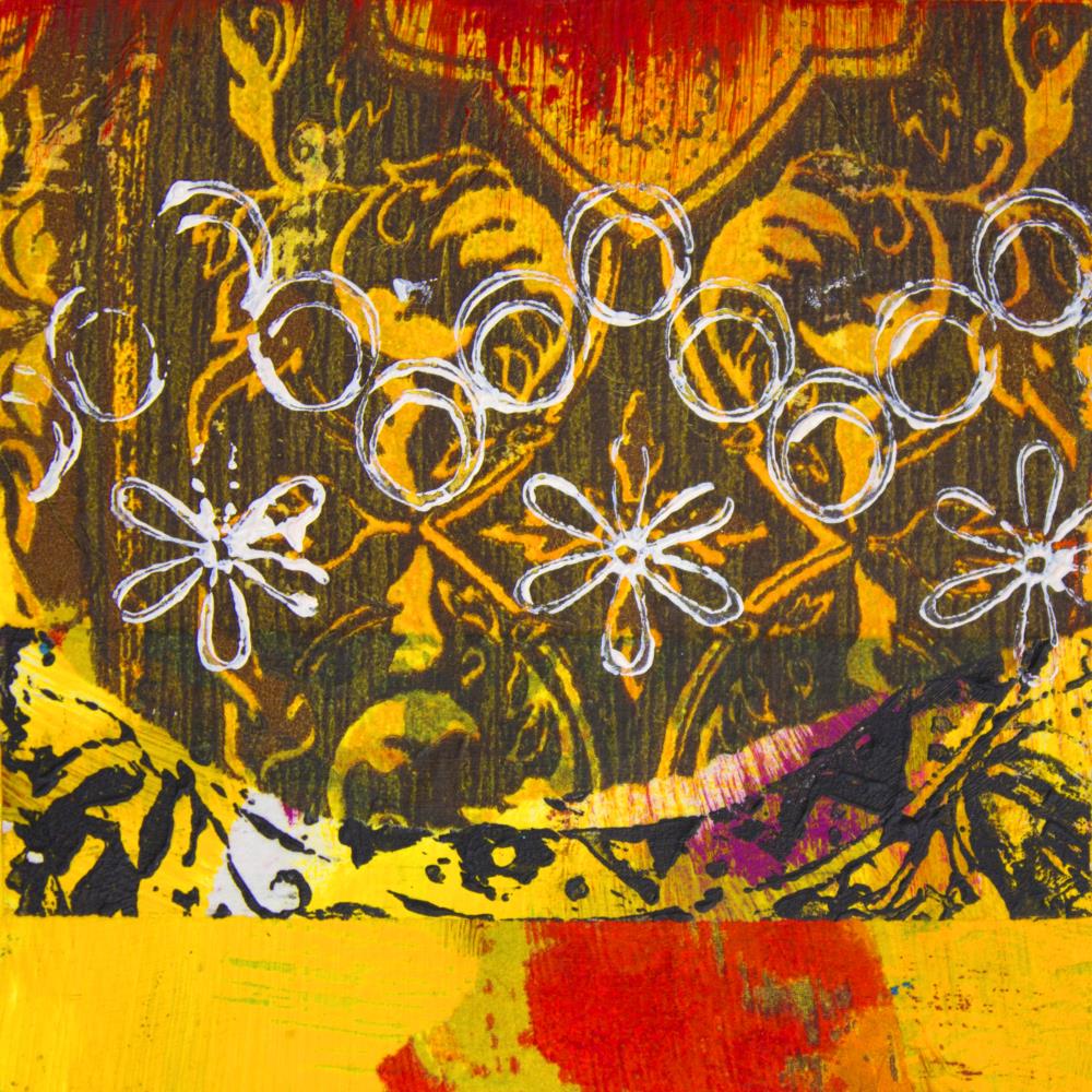 Red Lantern CAN-ART-GITA27 12-in H x 12-in W Abstract Print on Canvas