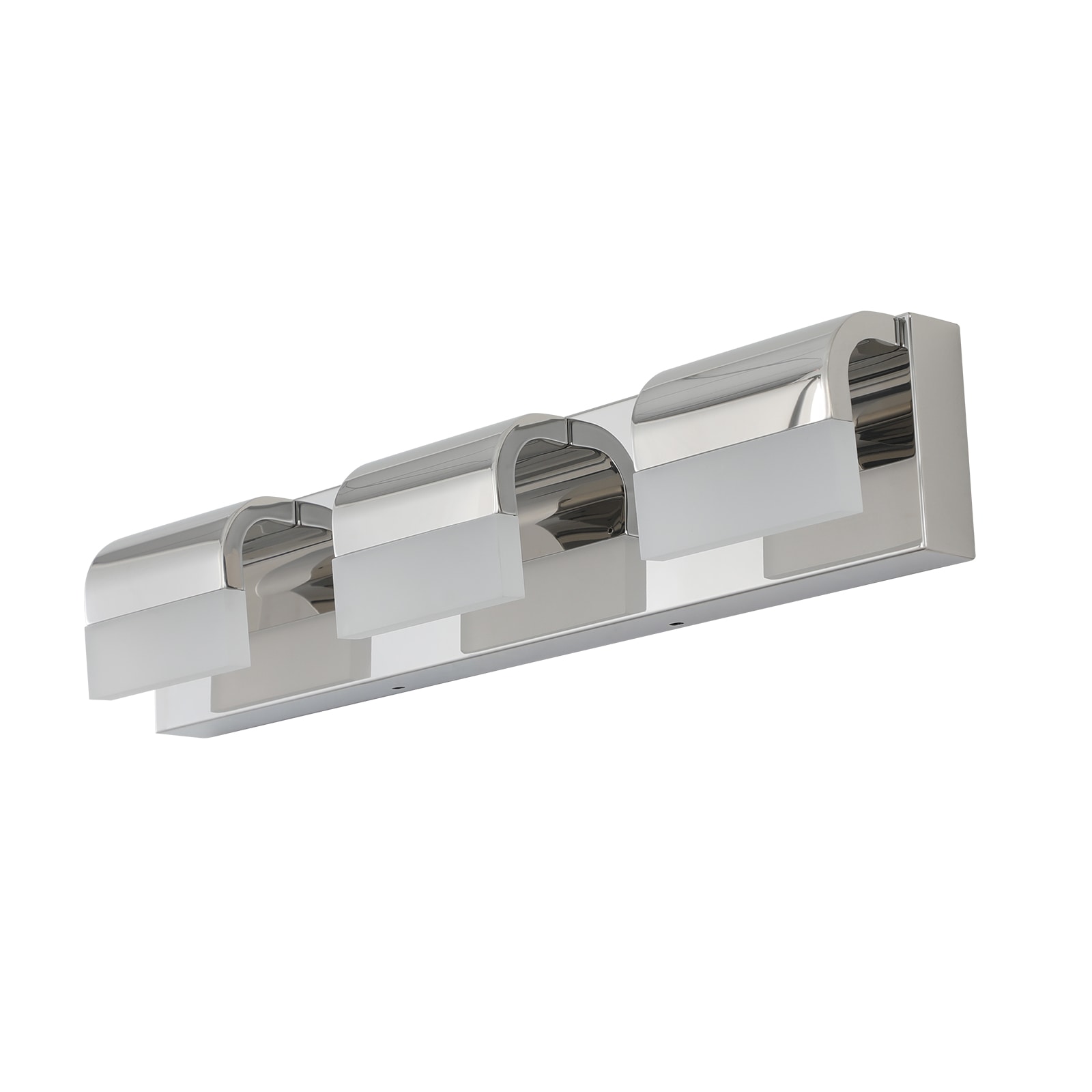 Ayelon Vanity Lights 21.7-in 3 Light Chrome Integrated LED Modern/contemporary Bathroom Vanity light