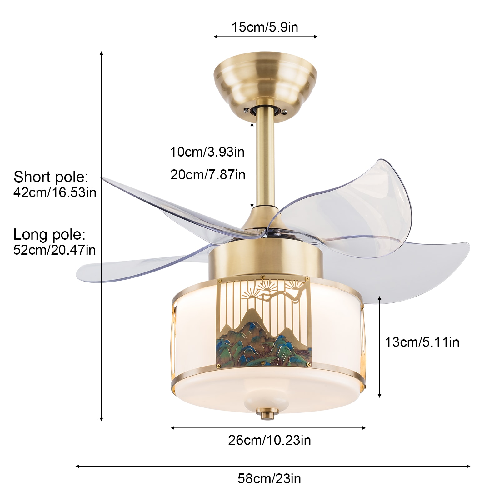 Oukaning JZUCOD-00150099 Ceiling-Fans - View #5