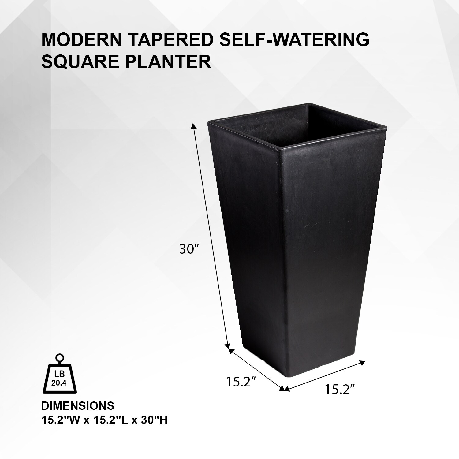 XBrand LW2617BK2 Planter-Window-Box - View #7