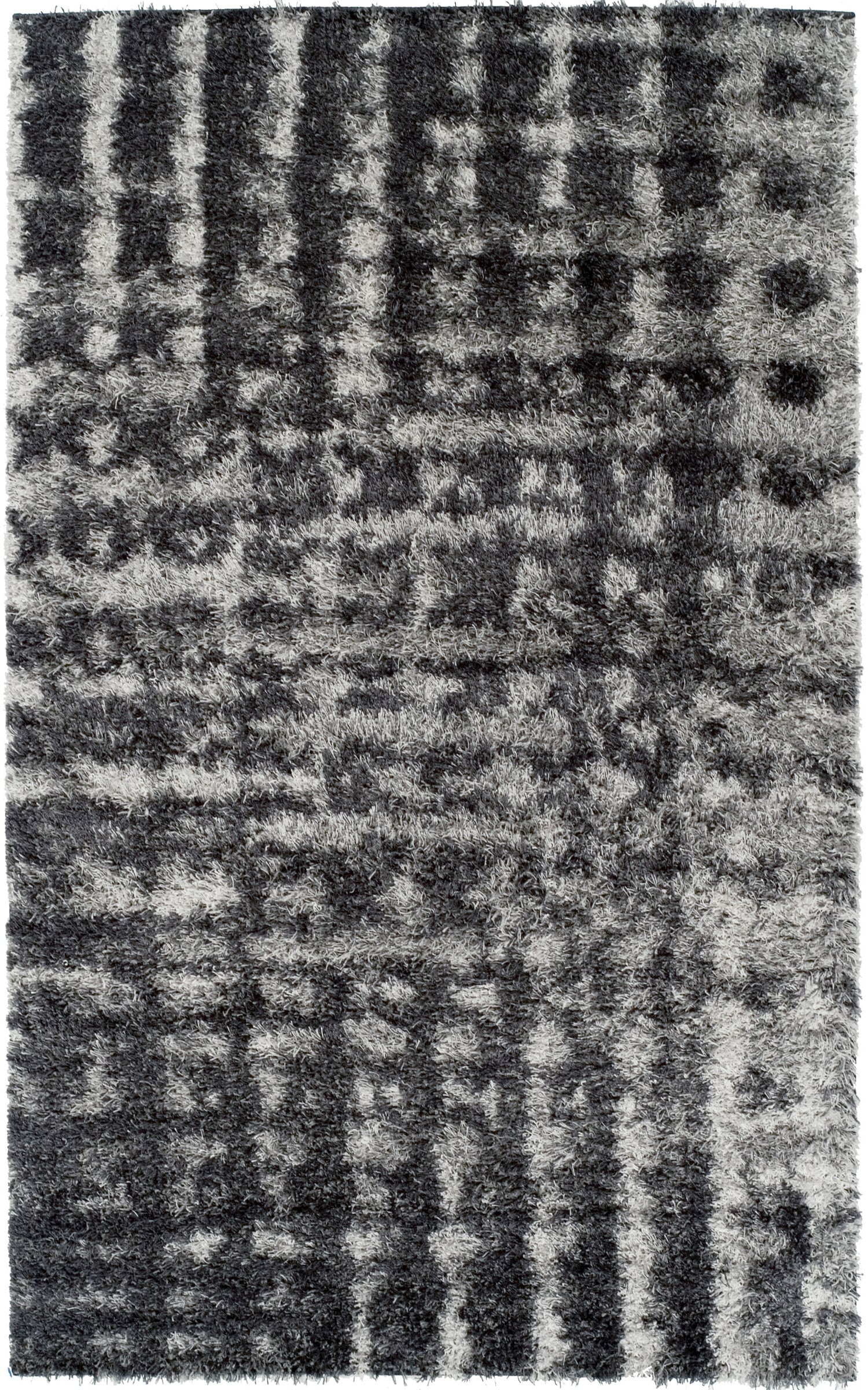 Addison Rugs OSBR38GR3X5 Borealis 3 X 5 (ft) Frieze Gray Indoor Abstract Bohemian/Eclectic Area Rug