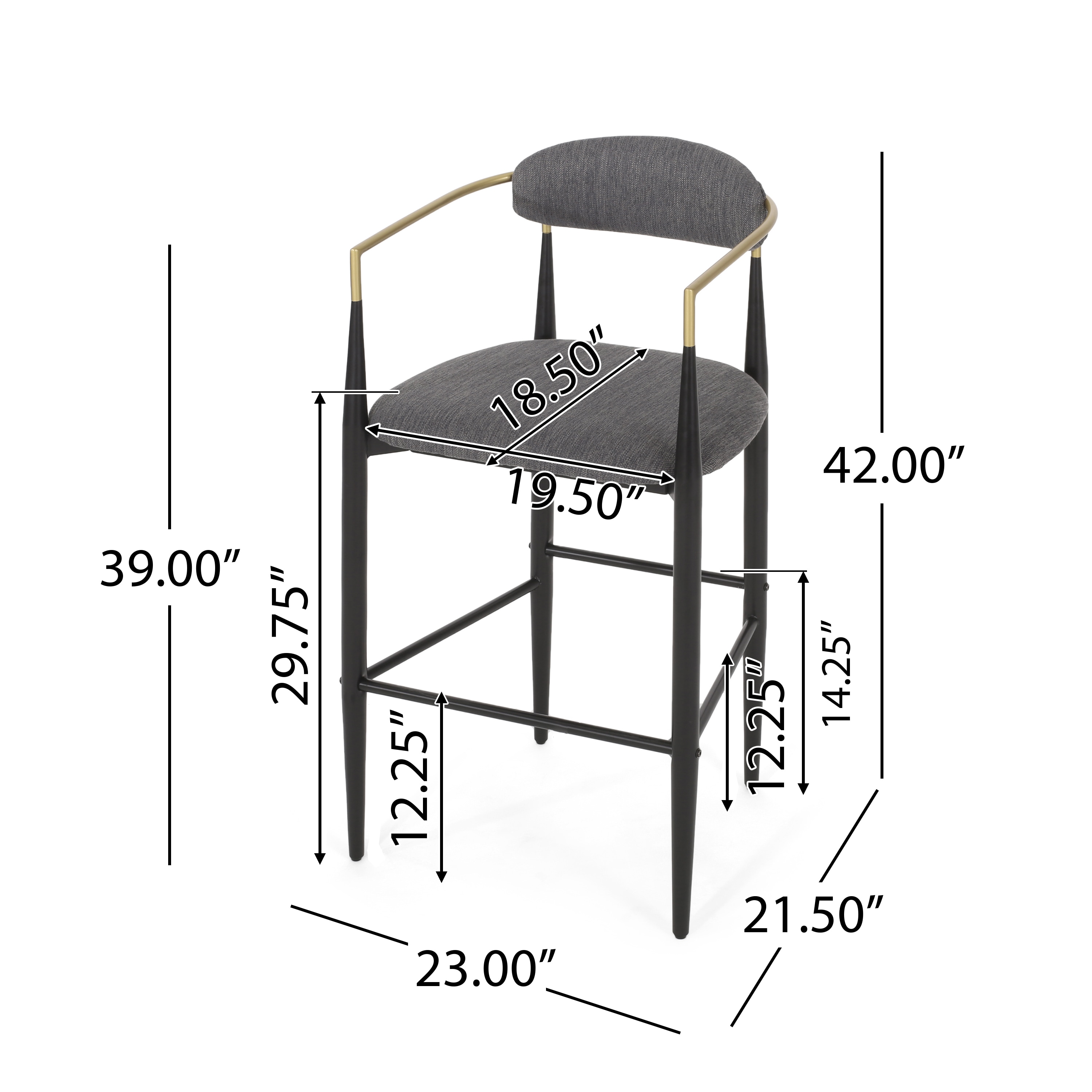 ModernLuxe L3P-N779P248198G Dining-Chairs - View #3