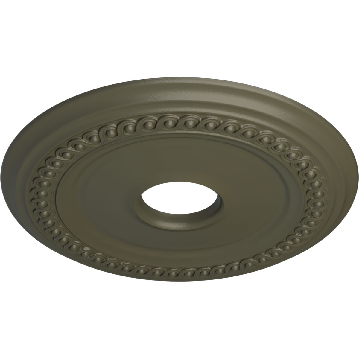 Ekena Millwork CM19CLWHF Ceiling-Medallions - View #2
