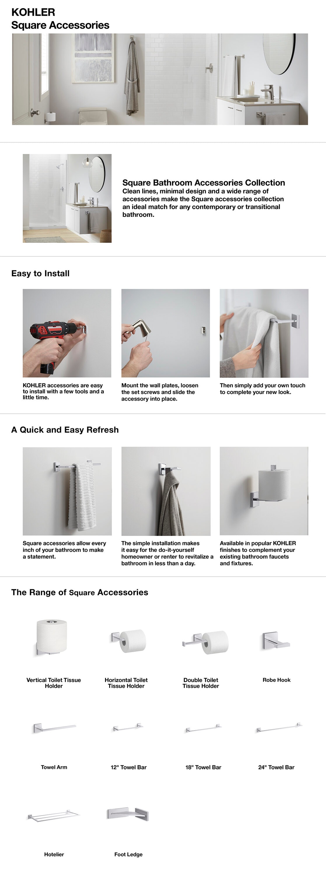 KOHLER K-23293-BN Grab-Bars - View #3