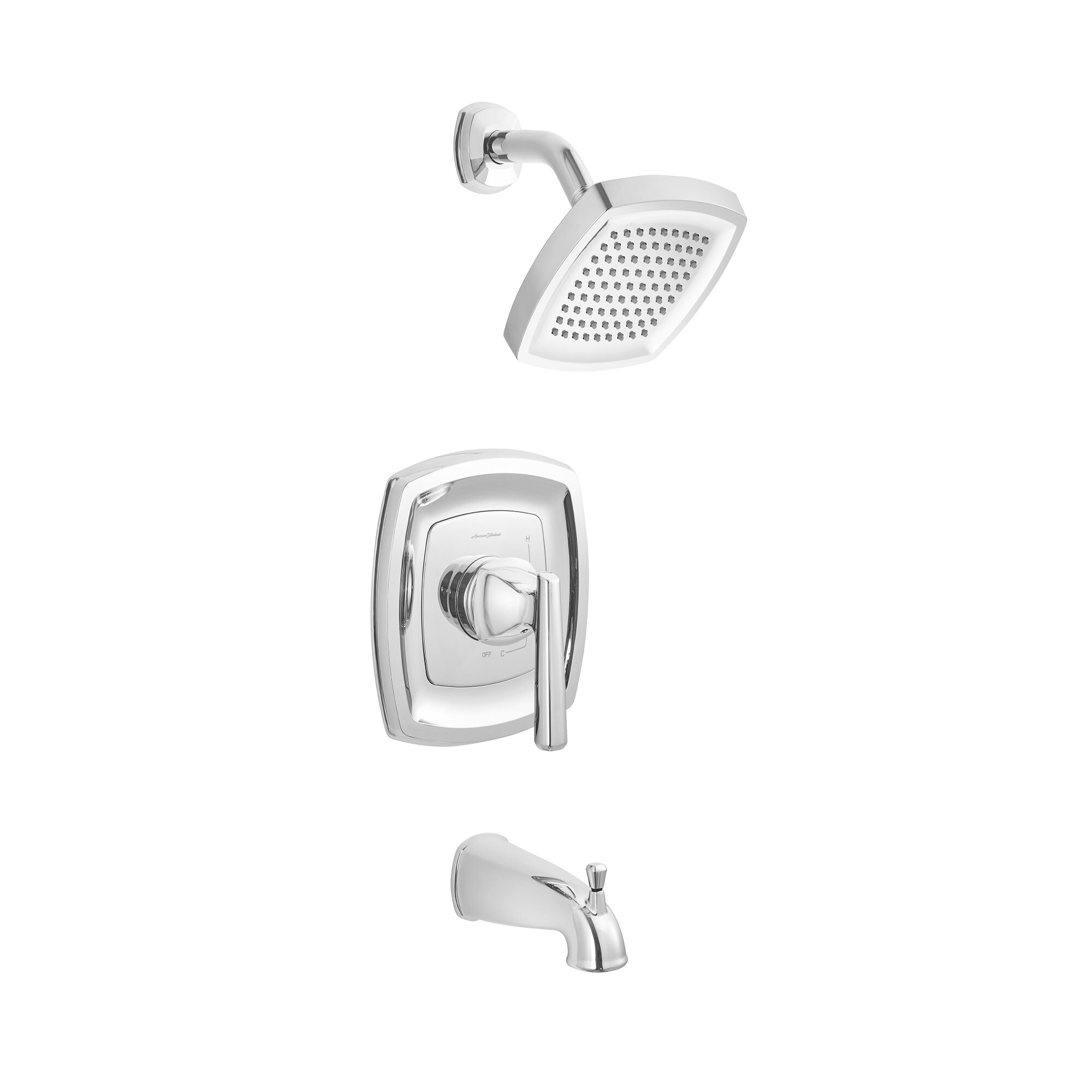American Standard Edgemere Polished Chrome 1-handle Single 