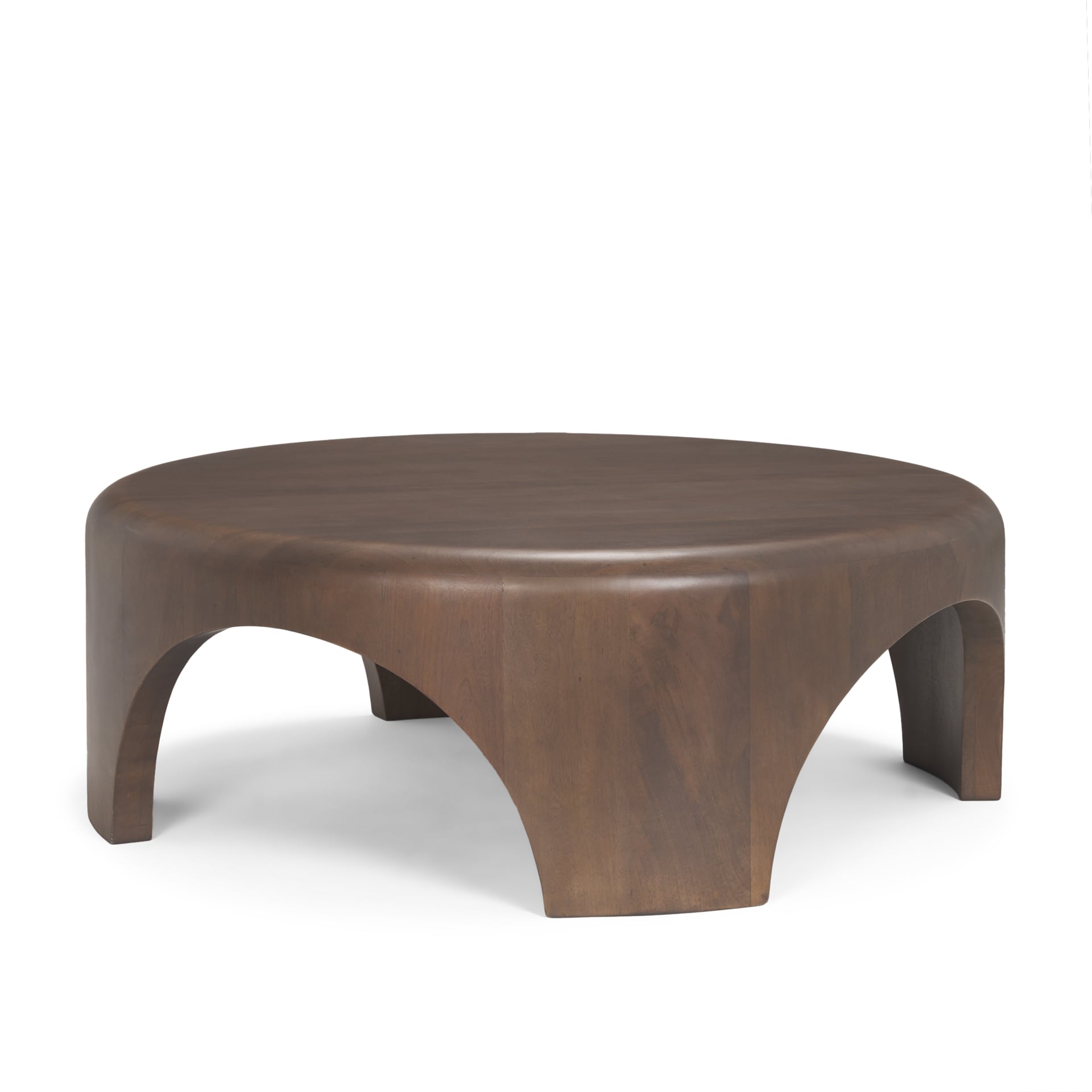 Mercana 70832 Plain/Smooth Mango Wood Farmhouse Coffee Table