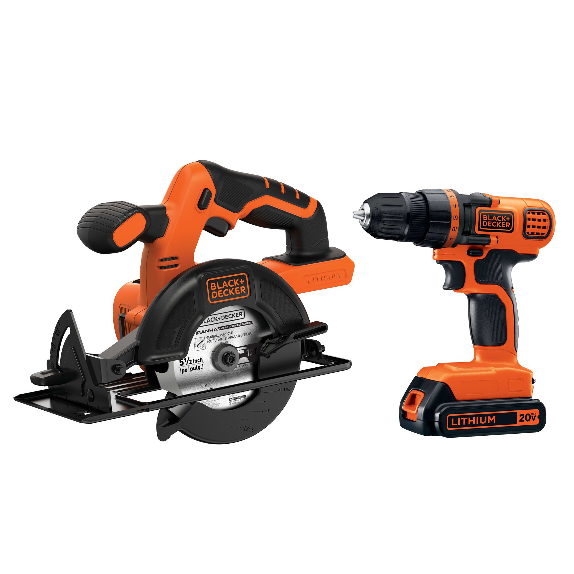 BLACK+DECKER 2-Tool Power Tool Combo Kit with Hard Case (1-Battery Included  and Charger Included) in the Power Tool Combo Kits department at