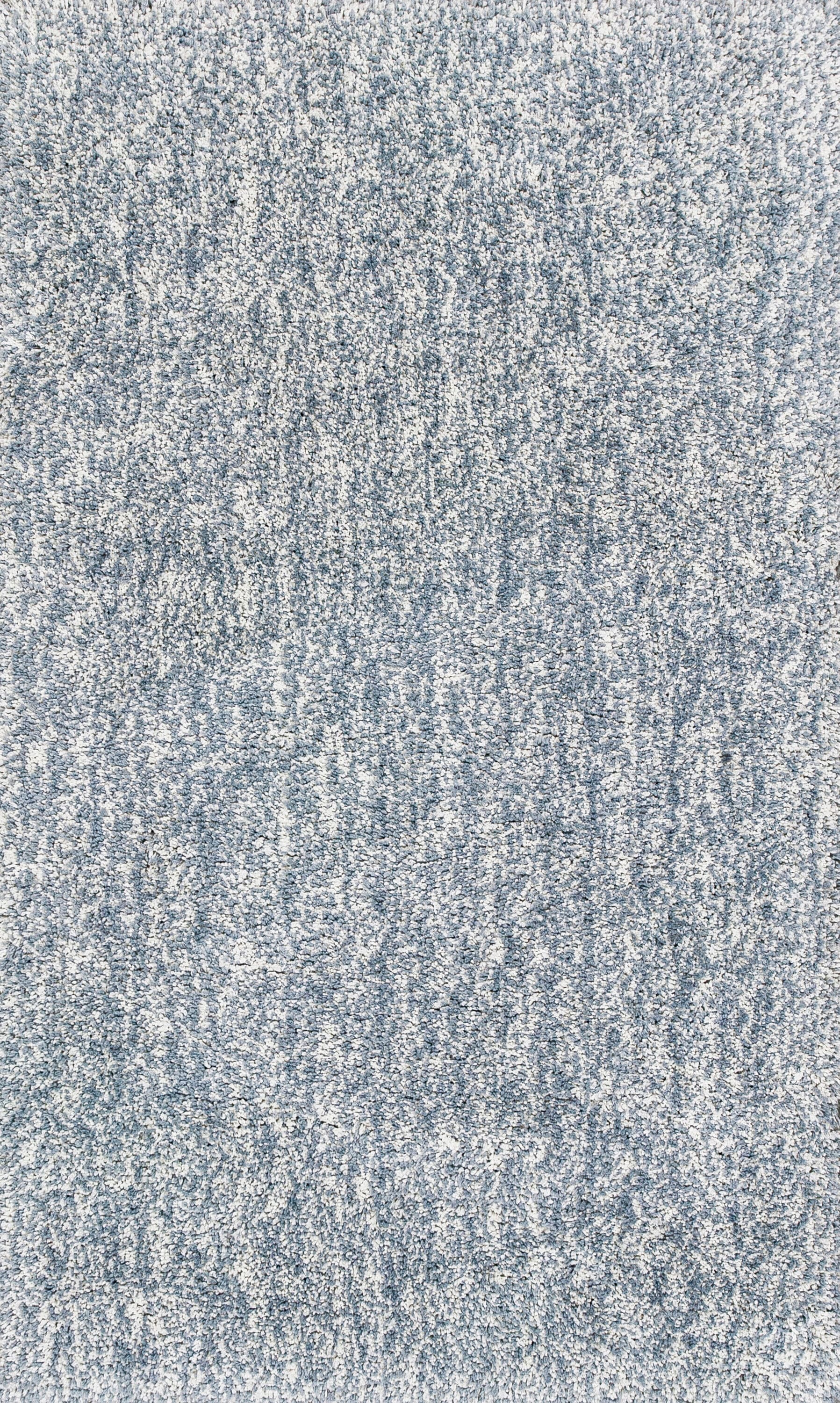 Everyday Woven EVE15876X6RO Luxington 6 x 6 (ft) Polyester Light Grey/Blue Round Indoor Solid French Country Area rug