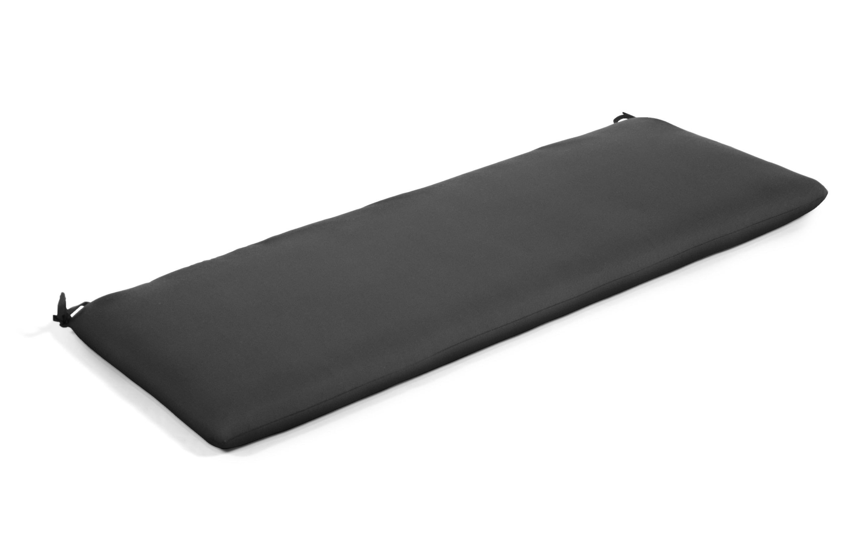 Bench Cushion 18-in x 48-in Canvas Black Patio Bench Cushion Polyester | - Sunbrella DS2860-3037