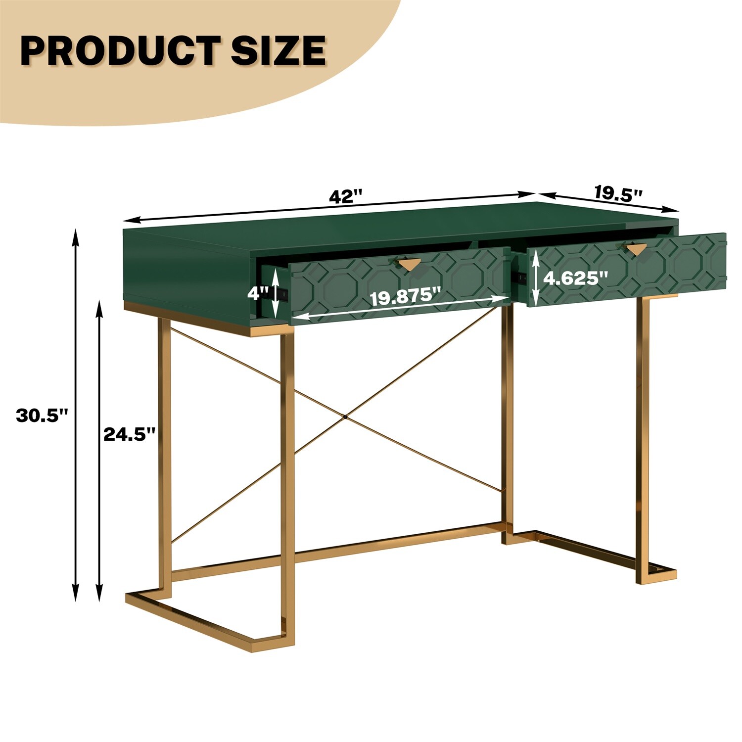 Mondawe MO-DK1-GR desks - View #5