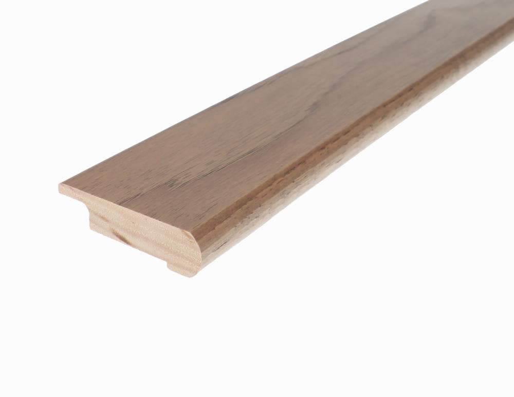 Flexco 3414657 2-in x 78-in x 0.5-in Hickory Bellota Prefinished Wood Hickory Overlap Stair Nosing