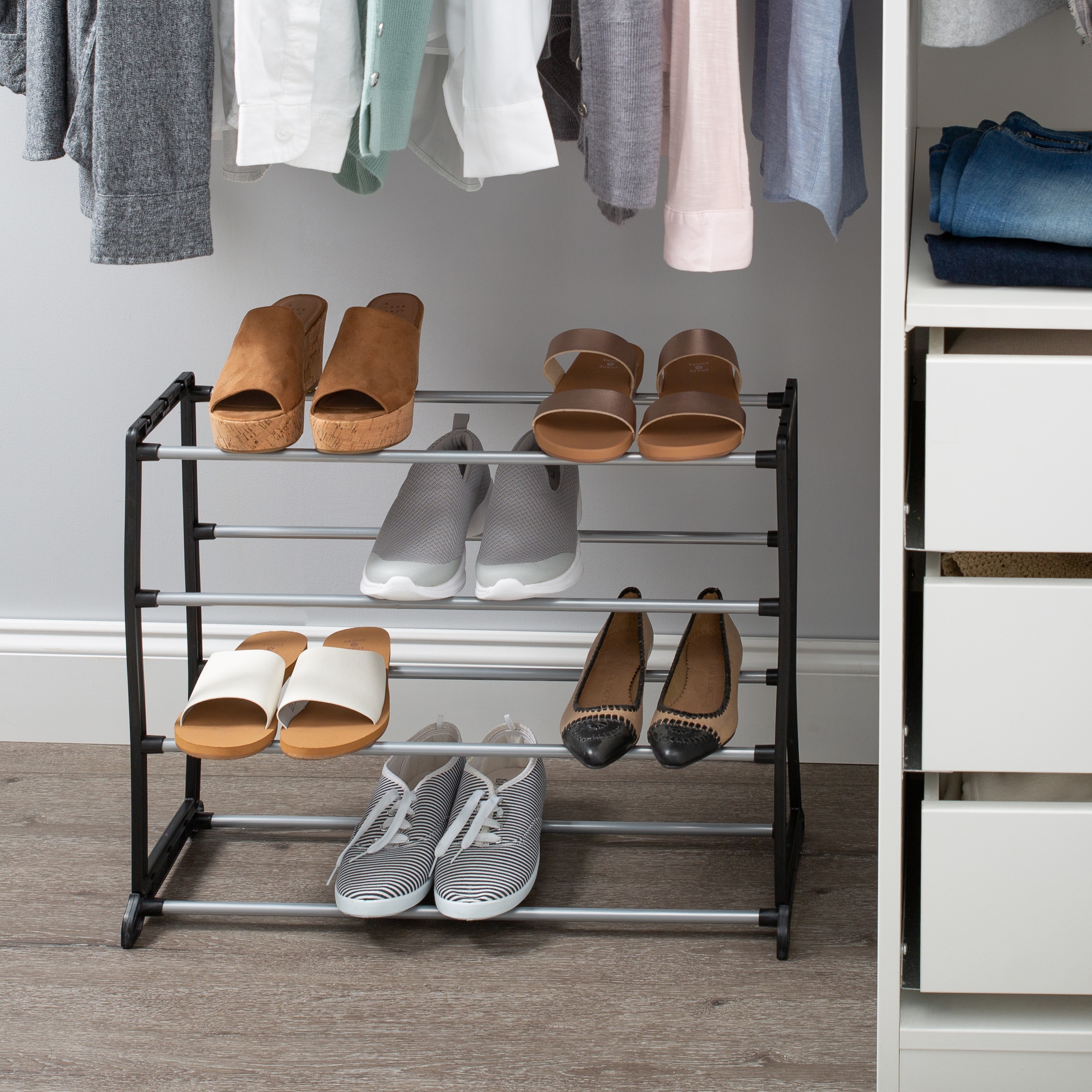 Simplify 23202-BLACK Shoe-Racks - View #3