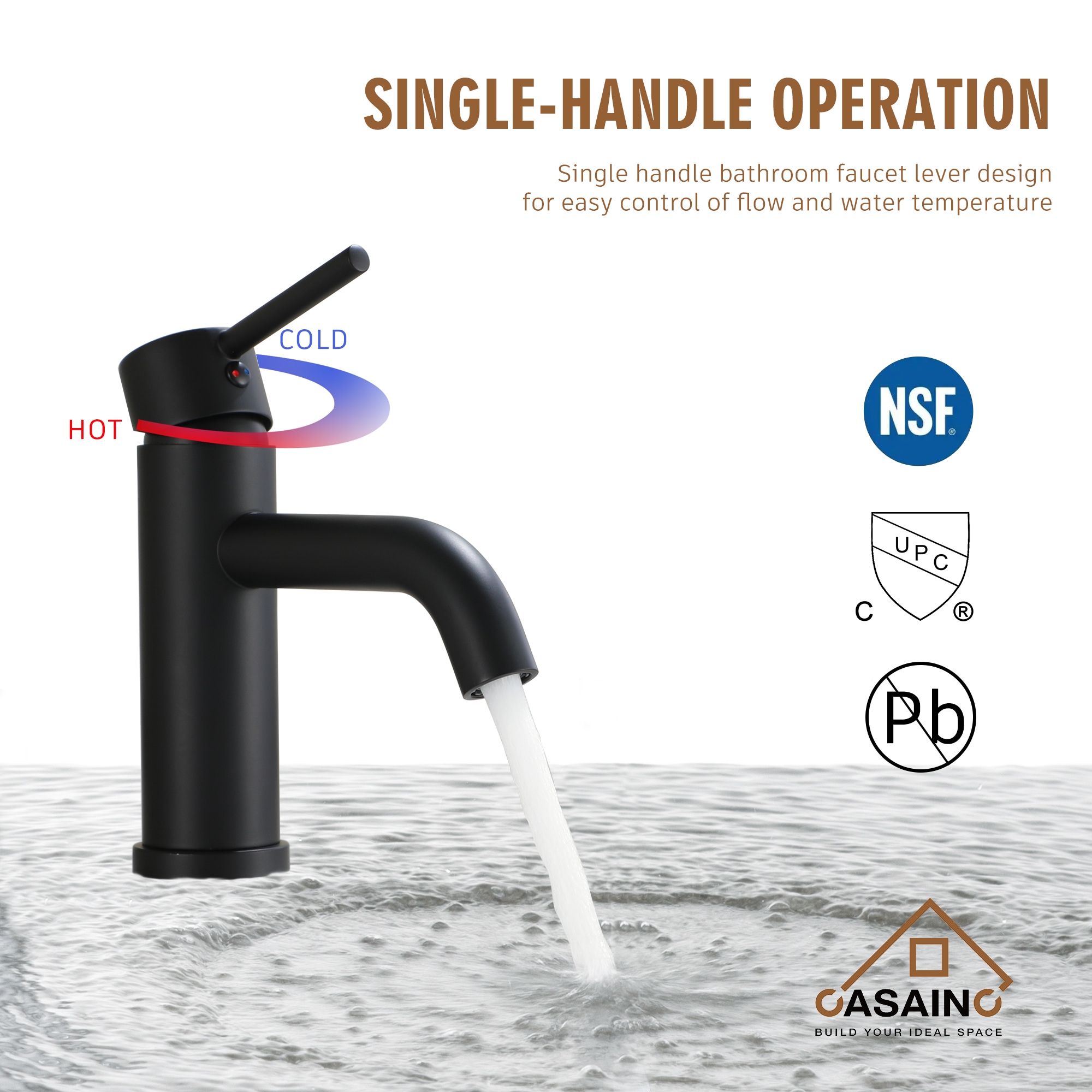 CASAINC WE-BF10MB Lavatory-Faucets - View #8