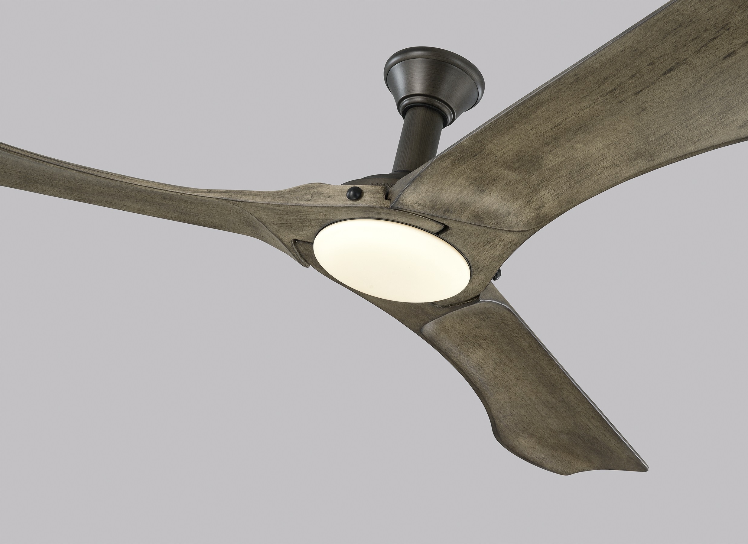 Generation Lighting Minimalist Max 72-in Aged Pewter LED Indoor
