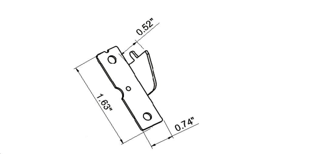 Project Source 2-Pack Zinc Steel Single Curtain Rod Bracket in the Curtain  Rod Brackets department at