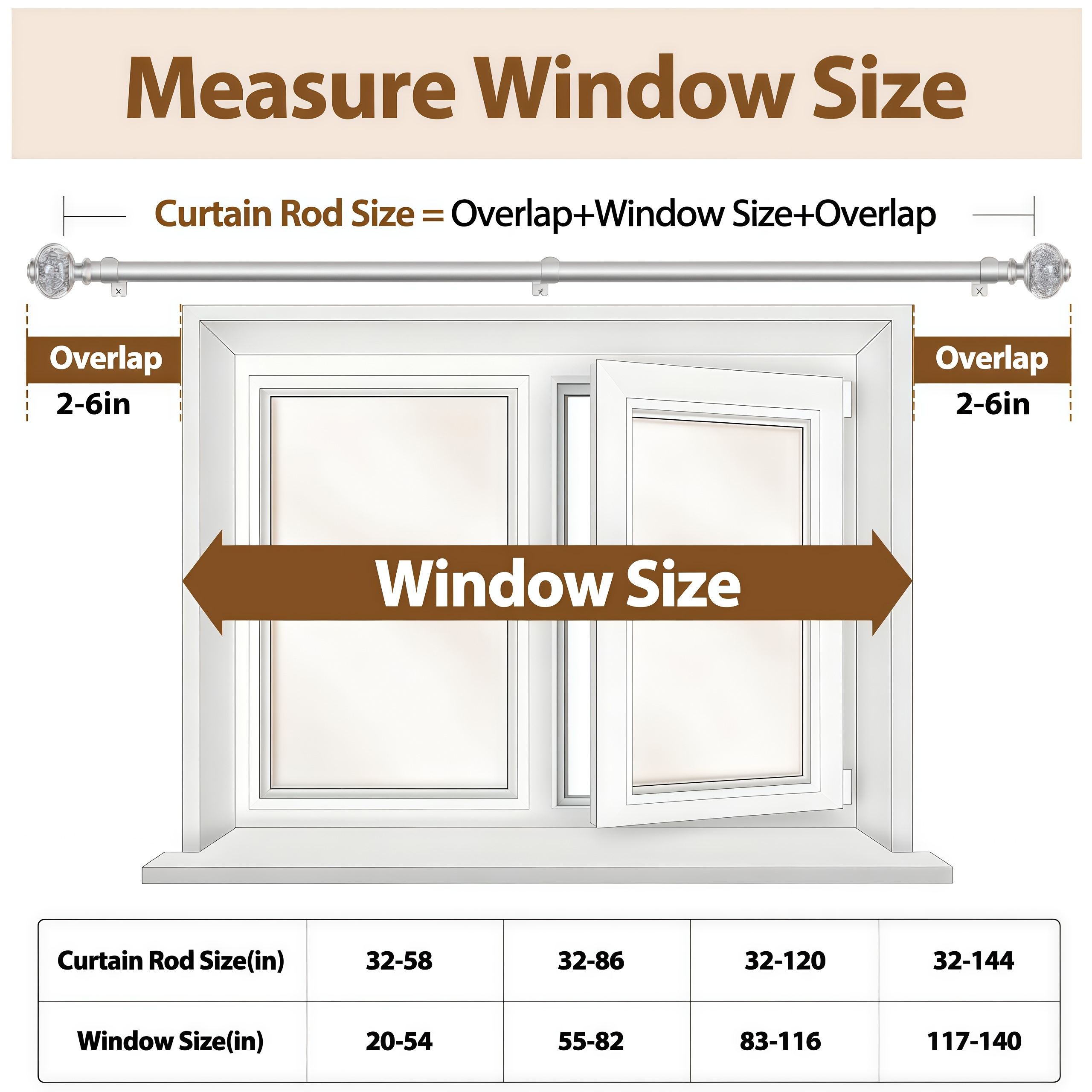 Numhew NHSEAN7935 Curtain-Rods - View #5