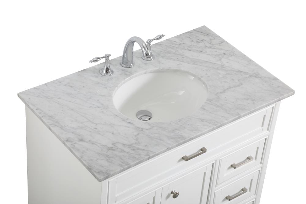 Elegant Decor FI45036WH Bath-Vanity-Combo - View #8