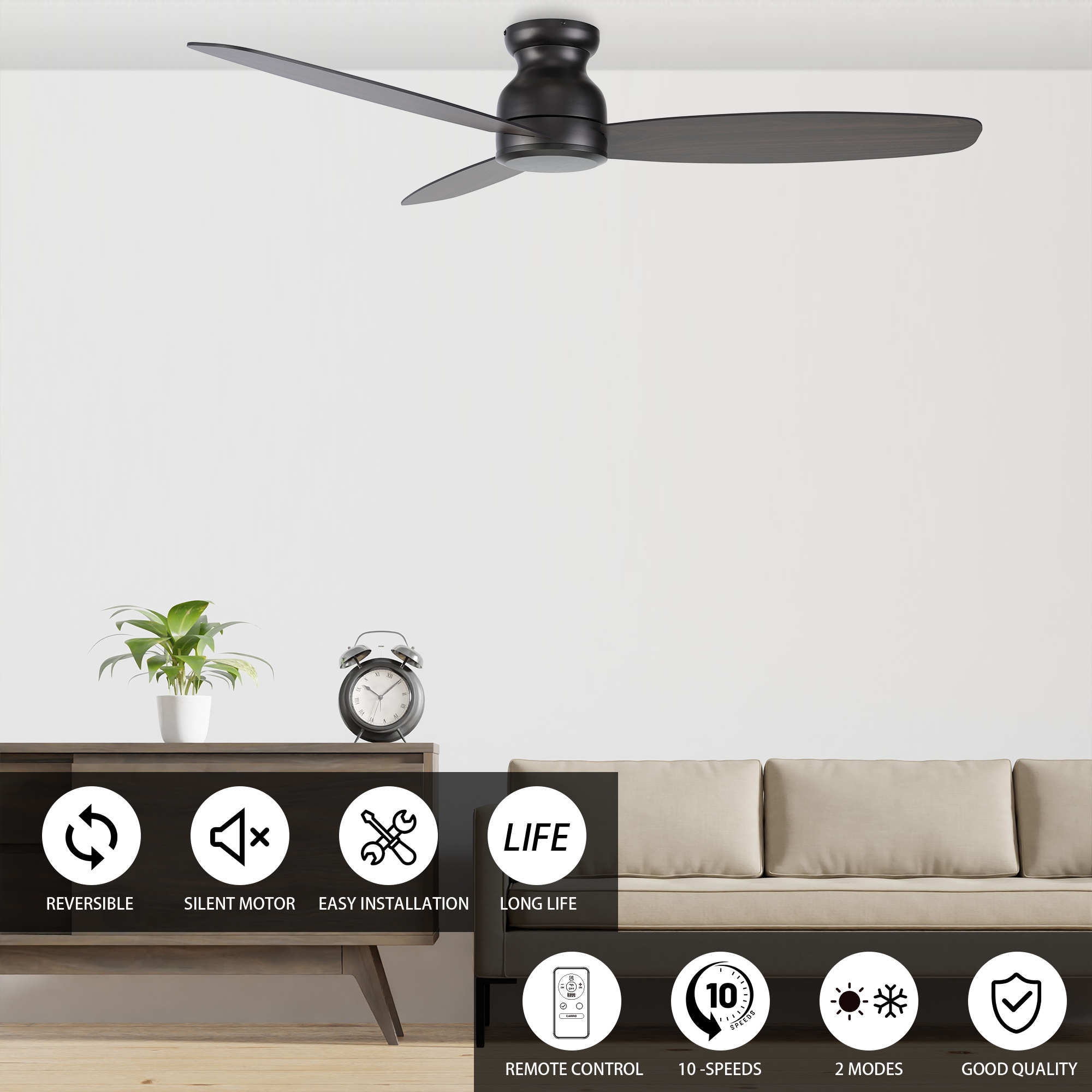 CARRO USA LC603Q-N10-BG-1-FM Ceiling-Fans - View #5