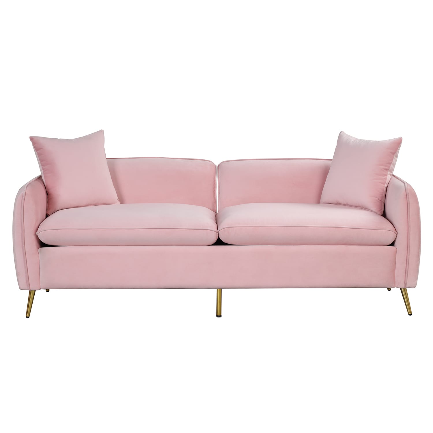 Dusty pink best sale 2 seater sofa