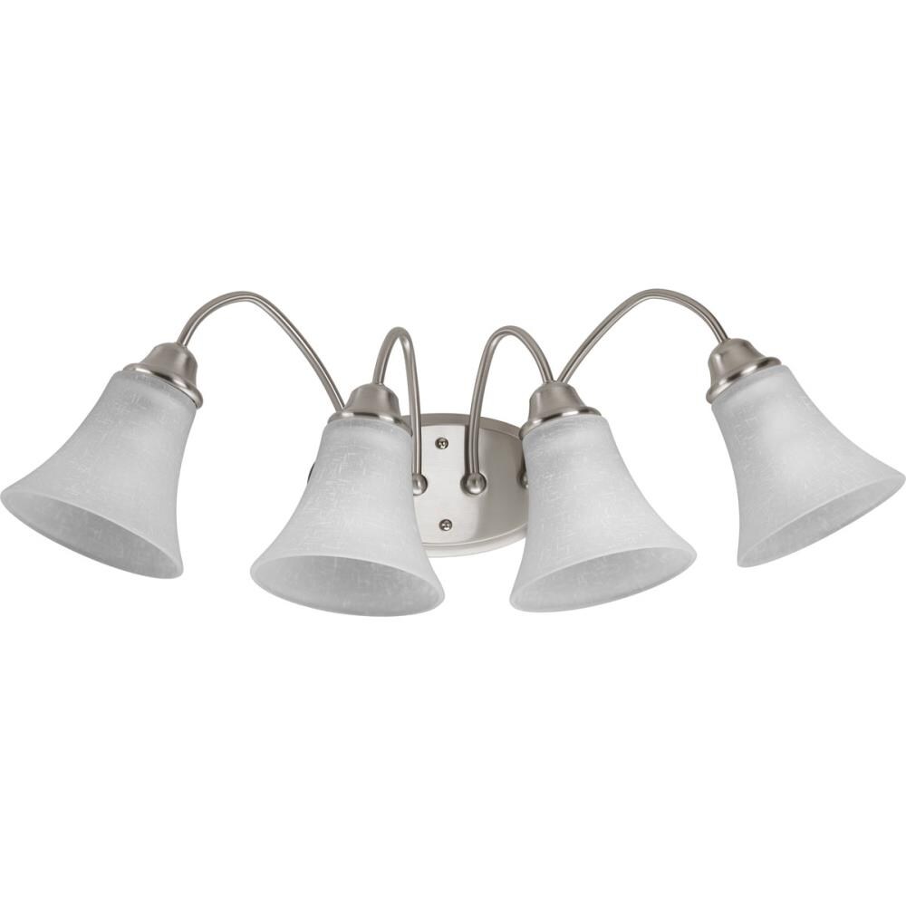Progress Lighting P2764-09 Tally 4-Light Brushed Nickel Transitional Vanity Light