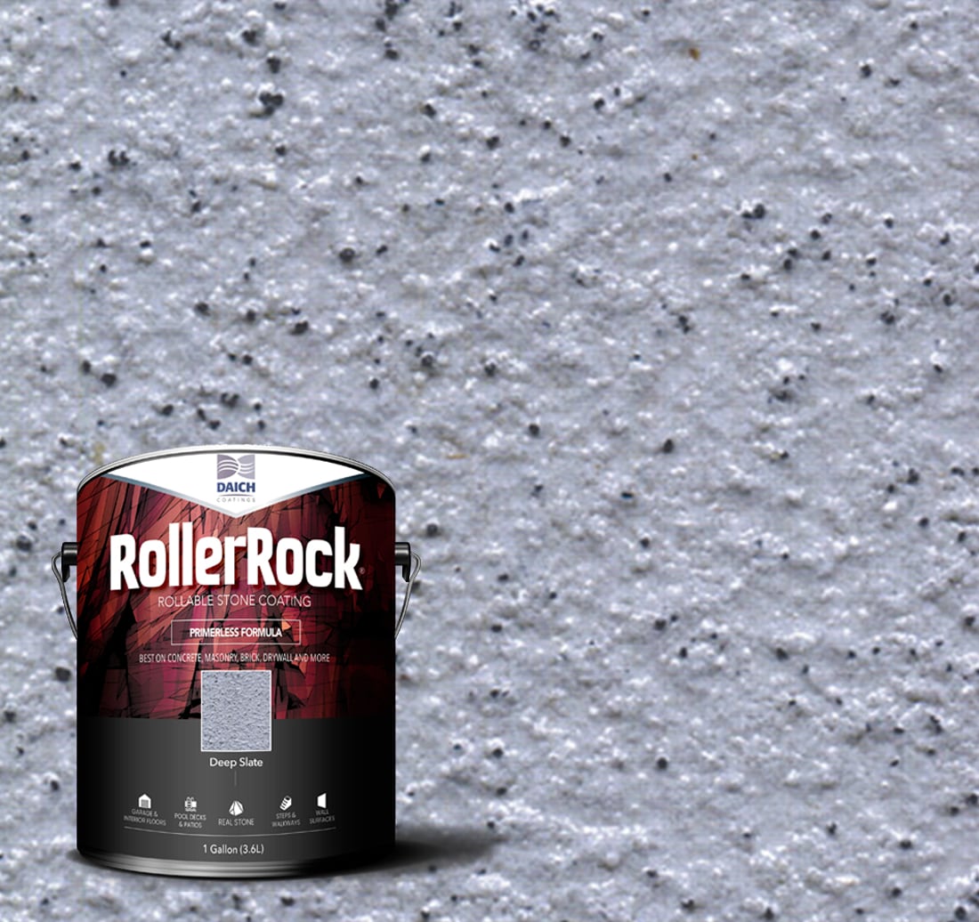 Daich RRPL-DS-378 RollerRock Deep slate Tintable Satin Interior/Exterior Anti-Skid Porch and Floor paint ( 1-gallon )