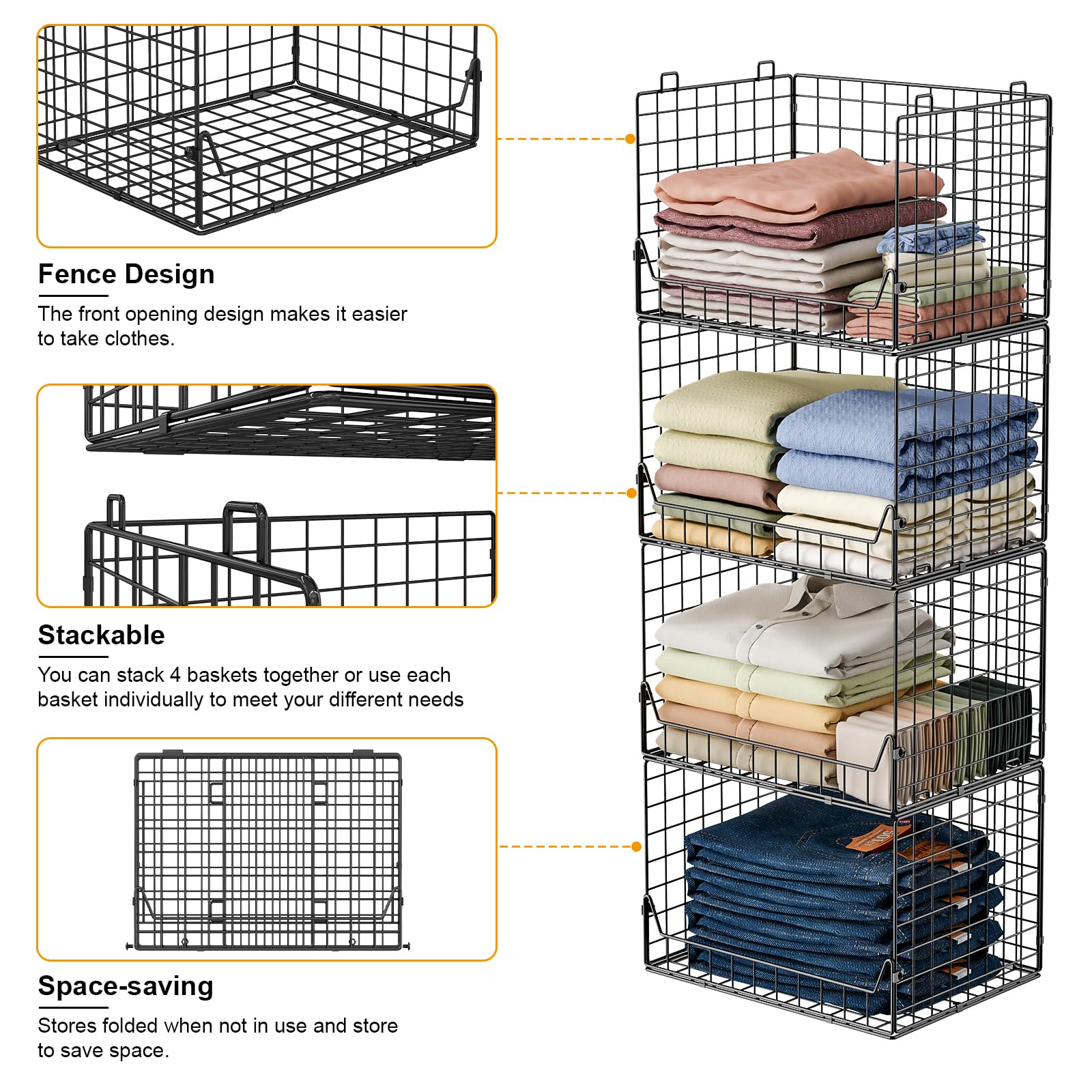Afoxsos LAF1228C01 Wire-Shelves - View #6