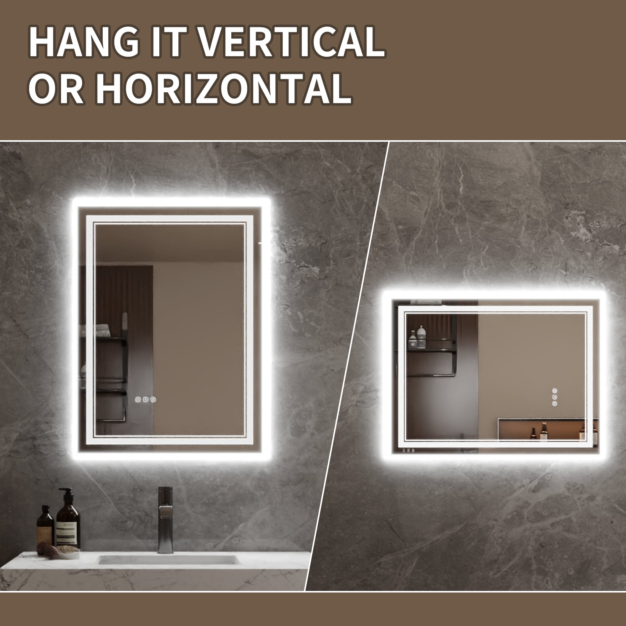 Bayfeve BFXB-12S2432-MIR Framed-Bath-Mirrors - View #13