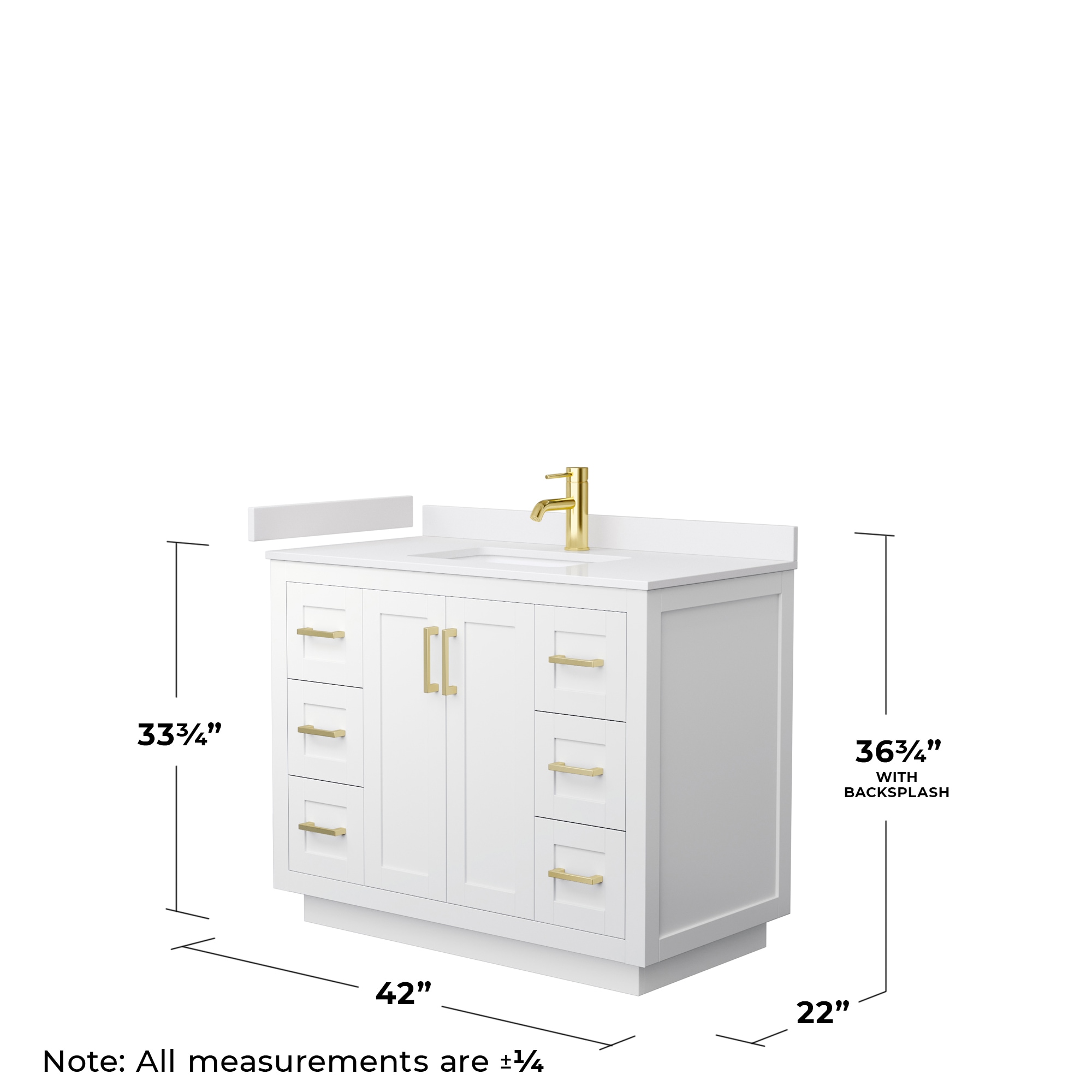 Wyndham Collection WCF292942SWGWCUNSMXX Bath-Vanity-Combo - View #5