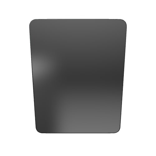allen + roth 20-in x 26-in Surface/Recessed Mount Matte Black Mirrored Soft Close Medicine Cabinet