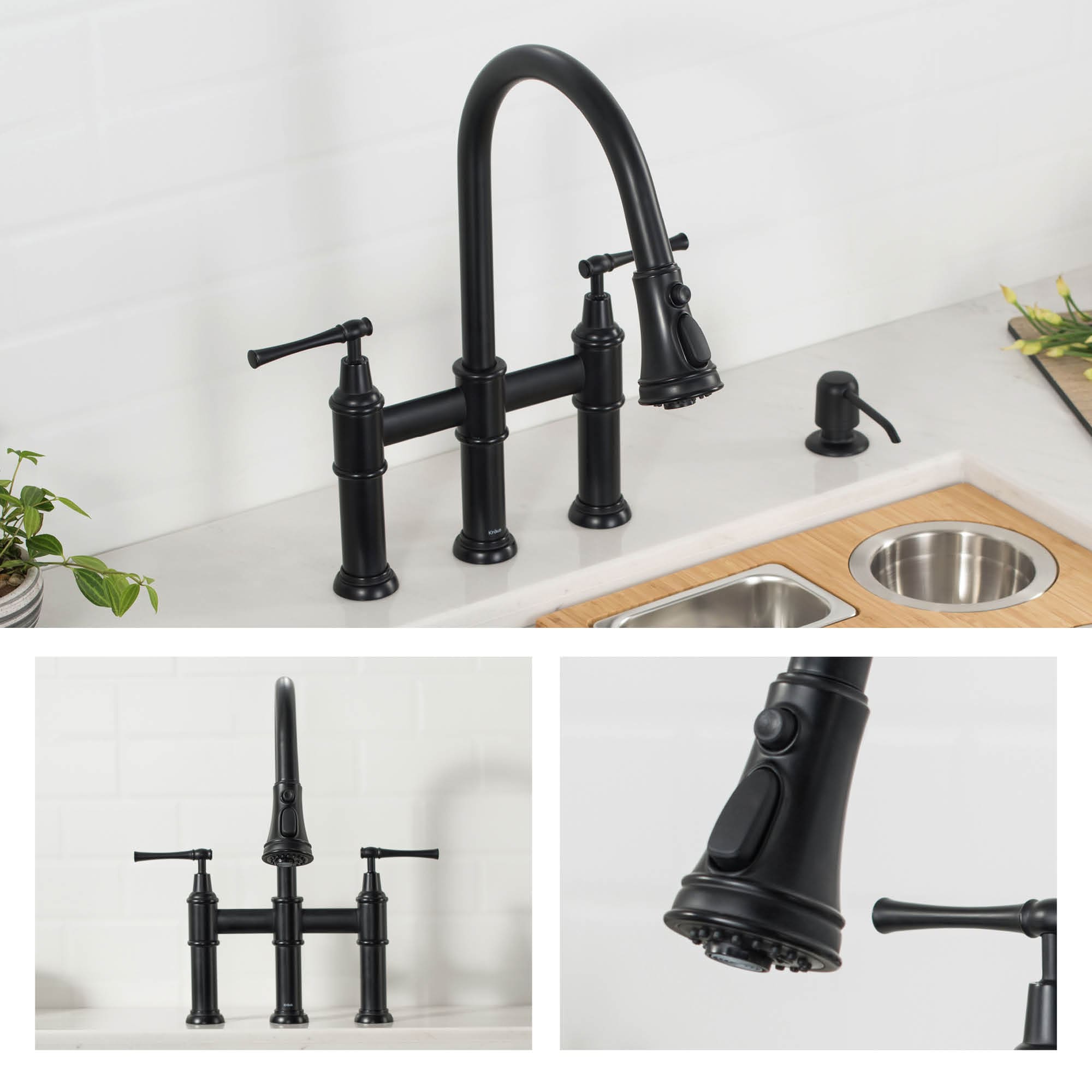 Kraus KPF-3121MB Kitchen-Faucets - View #4
