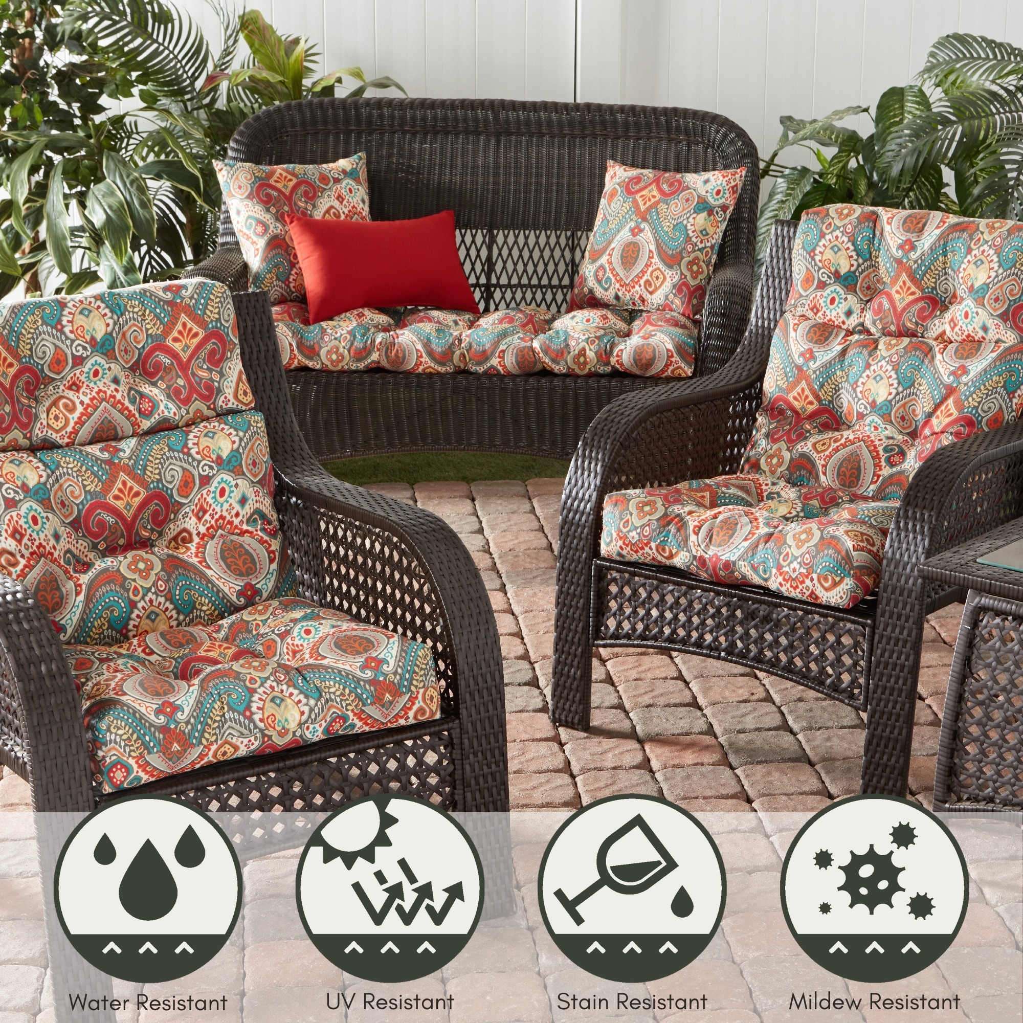 Greendale Home Fashions OC4803S2-ASBURYPARK Outdoor-Accent-Pillows - View #3