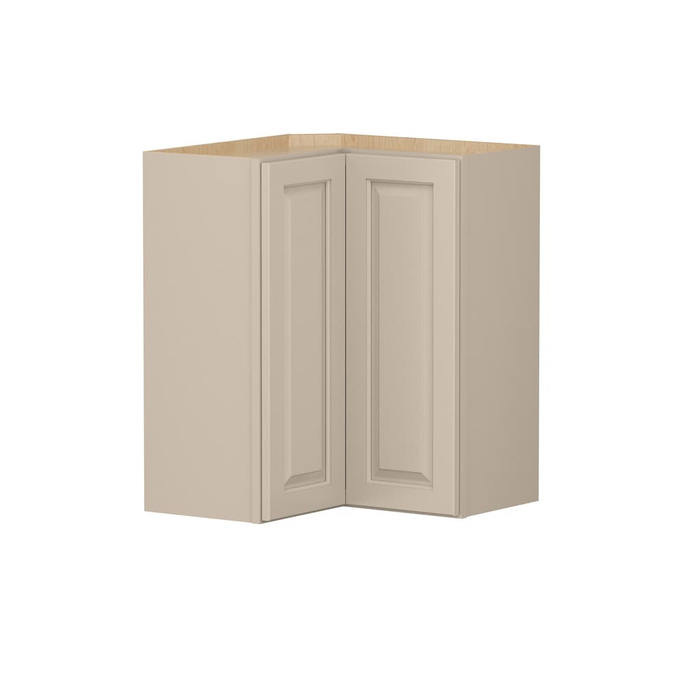 Shenandoah Stemson 24-in W x 30-in H x 12-in D Oat Painted L-Shaped Wall Fully Assembled Cabinet Raised Panel Raised panel