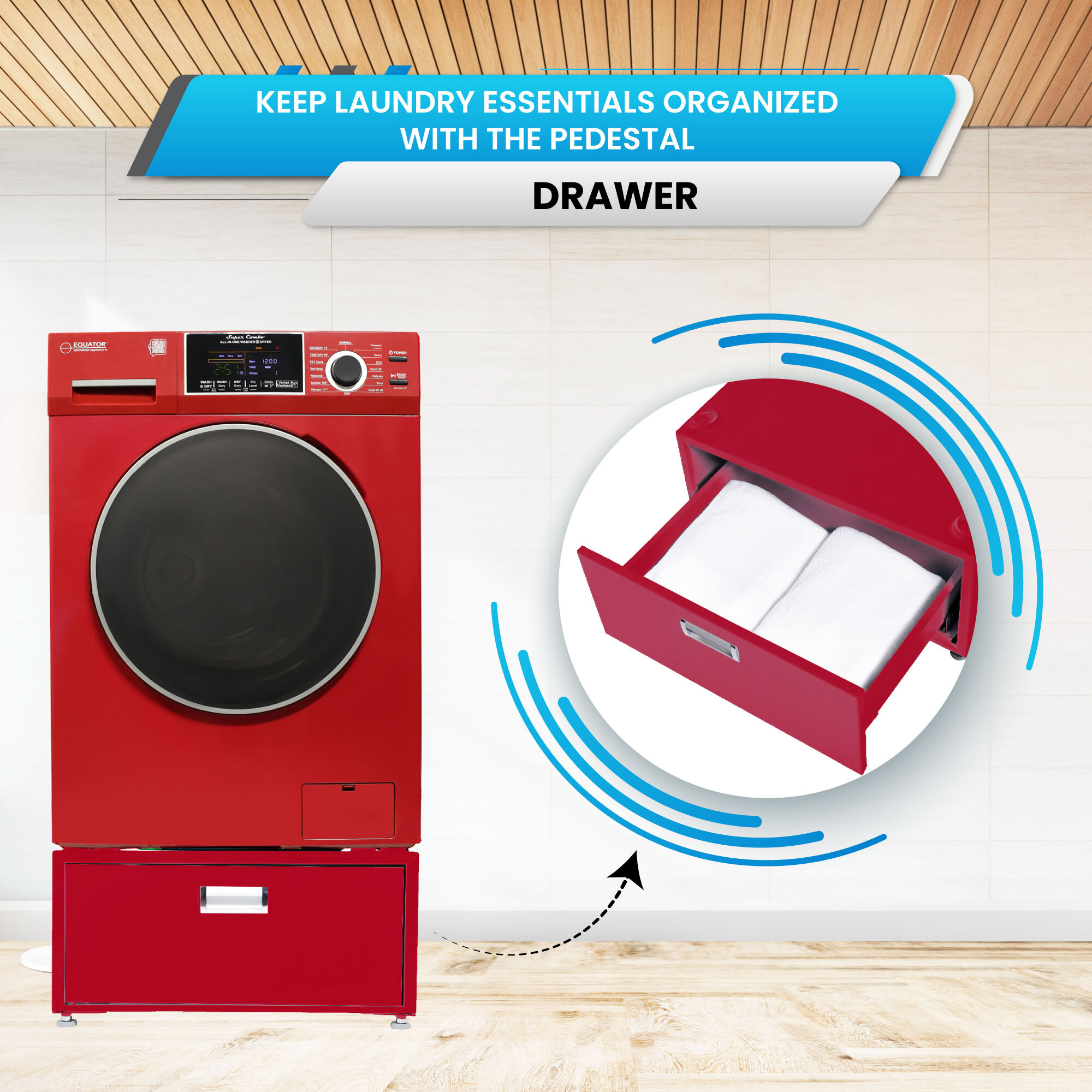 Equator Advanced Appliances EZ 4600 M + PDL 4455 Combination-Washers-Dryers - View #9