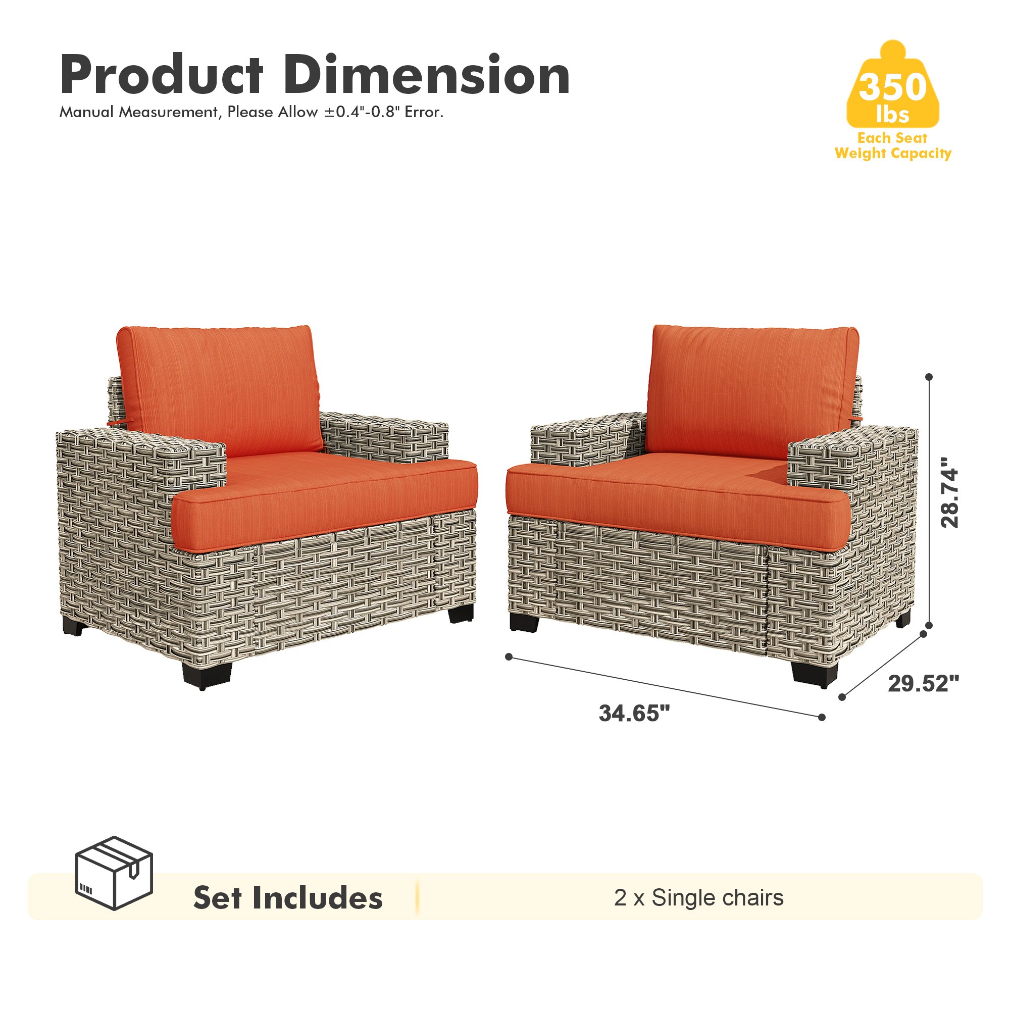 Pouuin STB802 Patio-Chairs - View #2