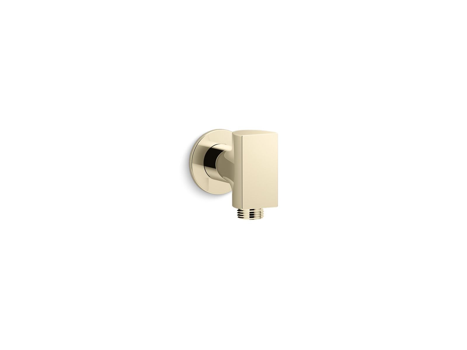 KOHLER Exhale Wall-Mount Supply Elbow in Vibrant French Gold