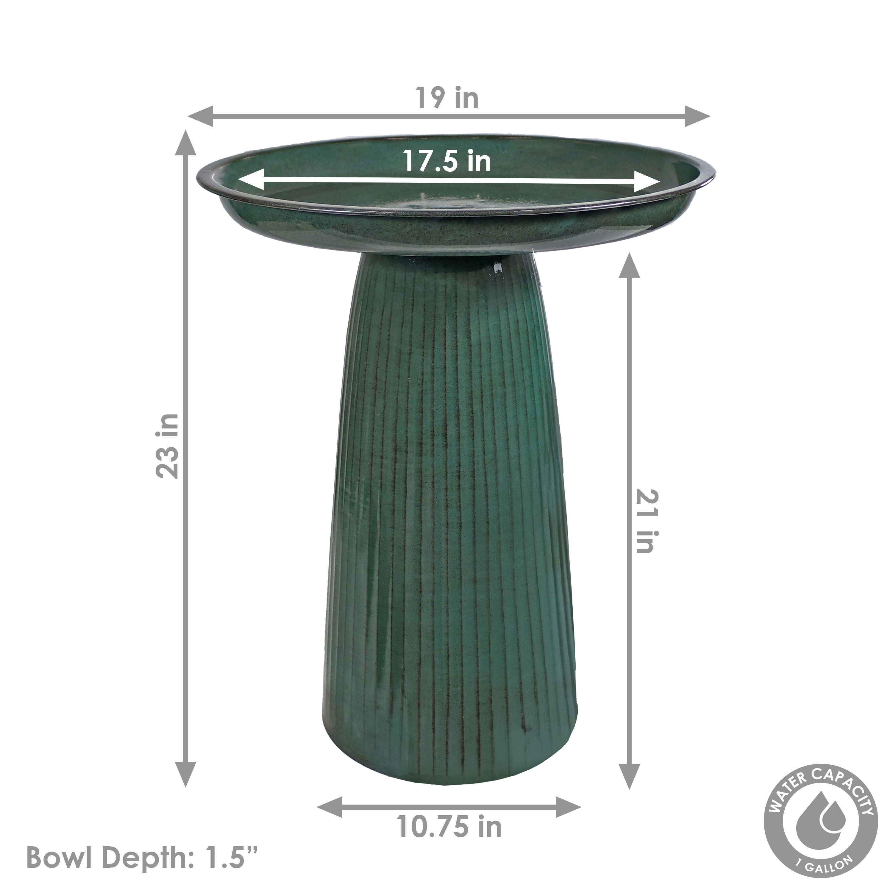 Sunnydaze Decor DRV-113 birdbaths - View #15