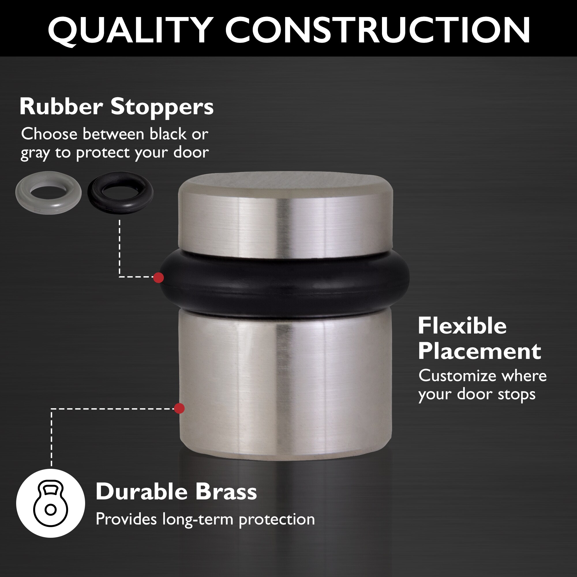 Design House 189332-SN Door-Bumpers-Stops2 - View #9