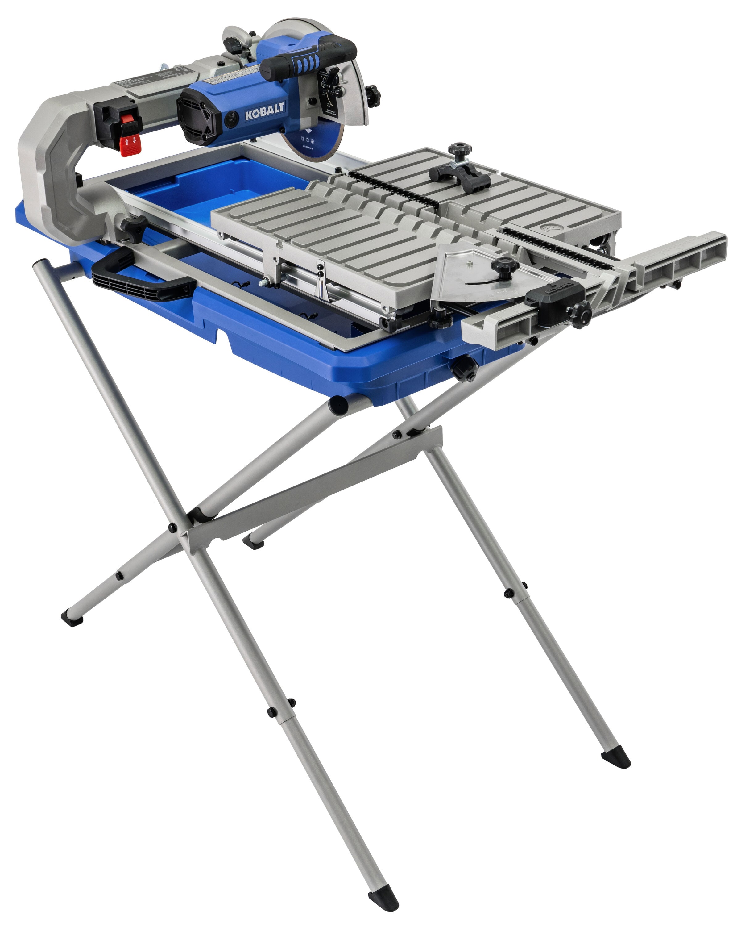 9-Amp 7-in-Blade Corded Sliding Table Tile Saw with Stand | - Kobalt SC1802LW