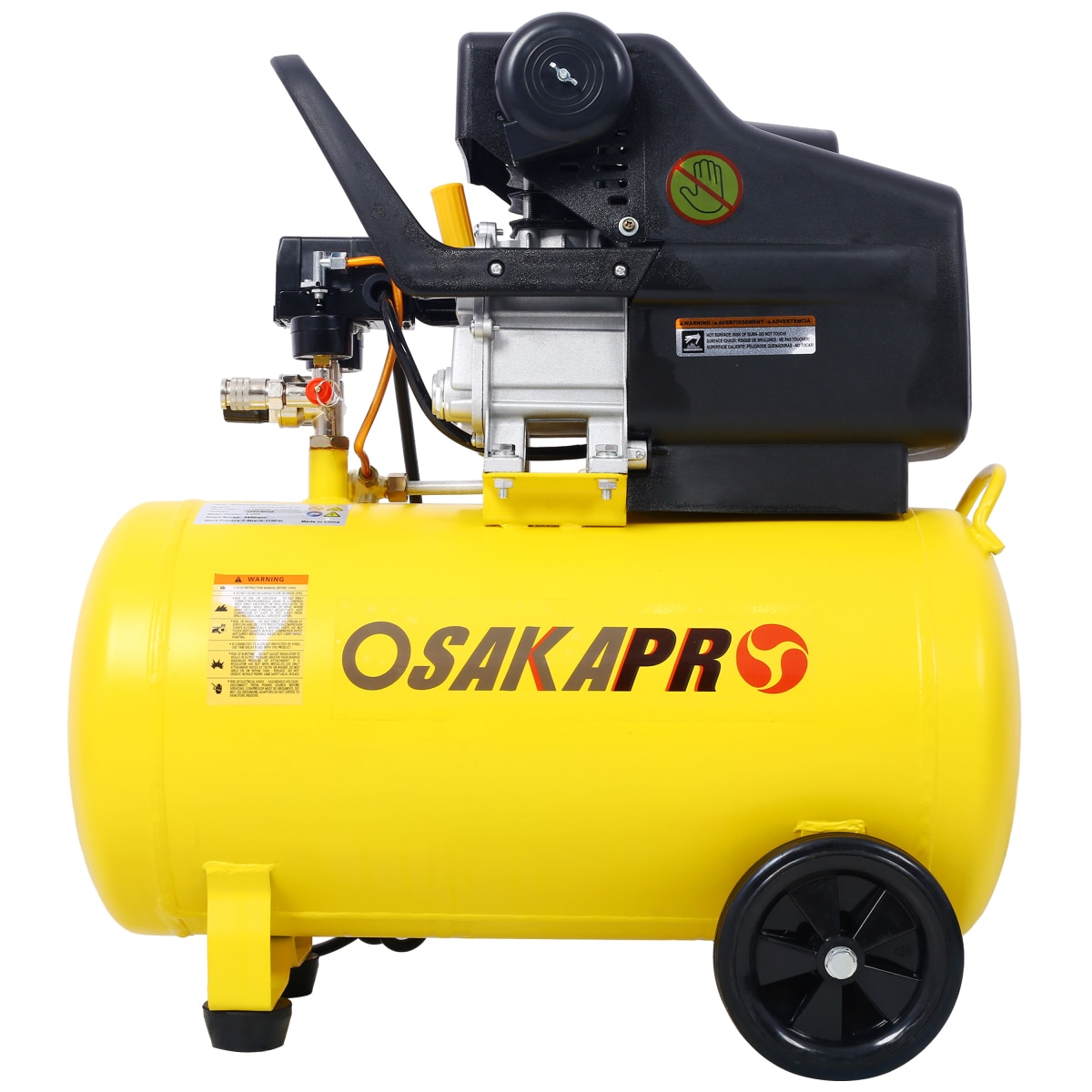Streamdale Furniture Streamdale 4.5HP 13-Gallon Ultra-Quiet Portable Oil-Lubricated Air Compressor Tank
