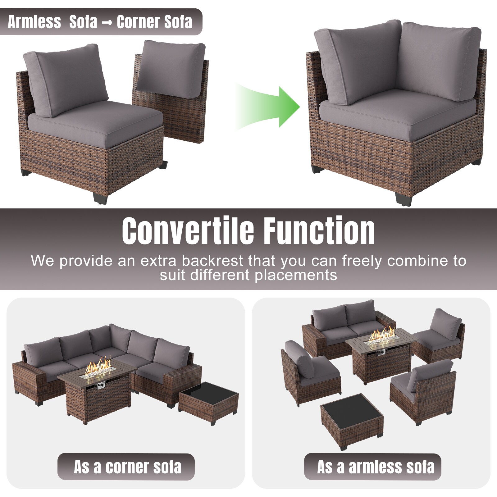 Bapipro BP3907U23 Patio-Conversation-Sets - View #5
