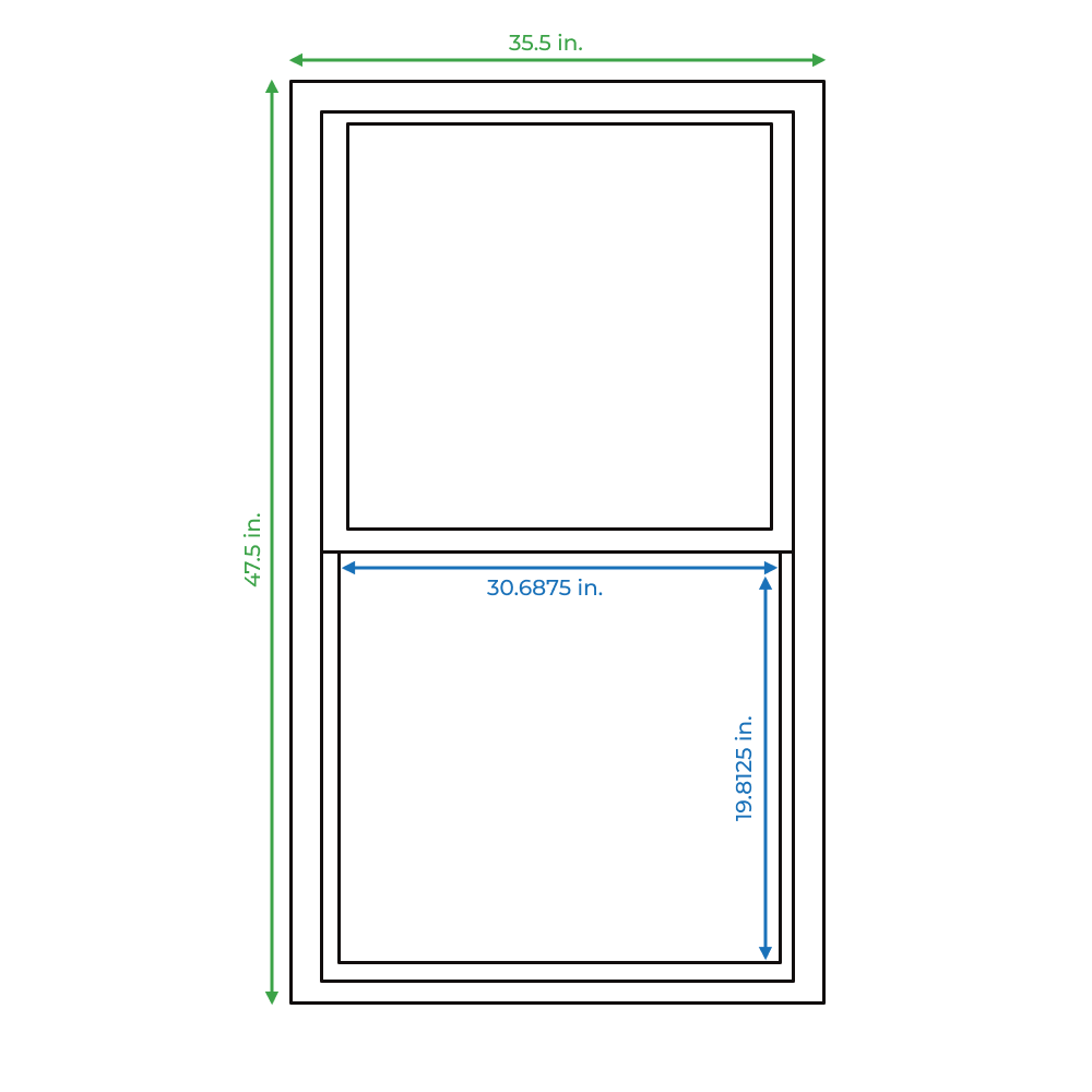 RELIABILT 719801225641150SH Single-Hung-Windows - View #4
