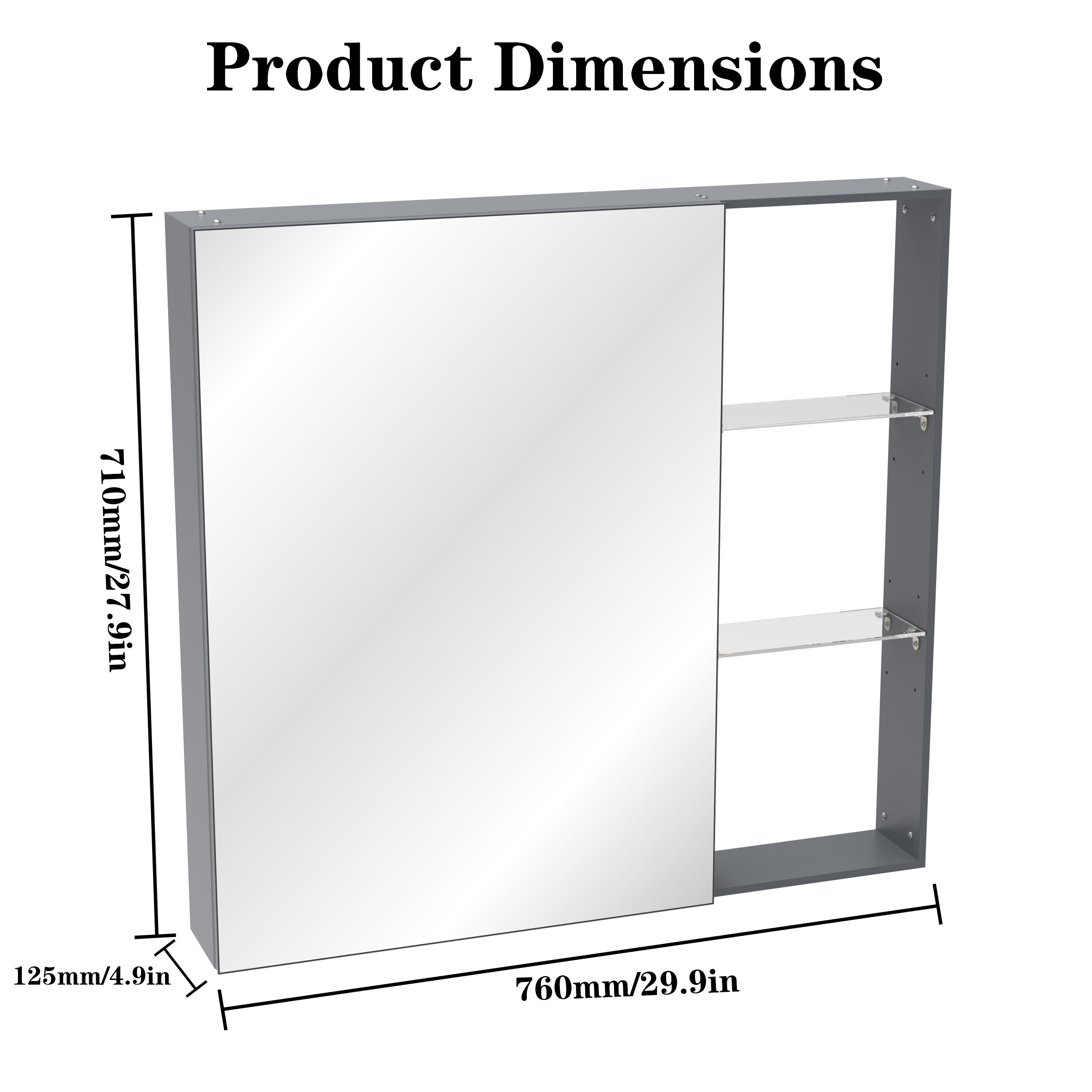 Huluwat P1-8P379174 Bathroom-Medicine-Cabinets - View #10