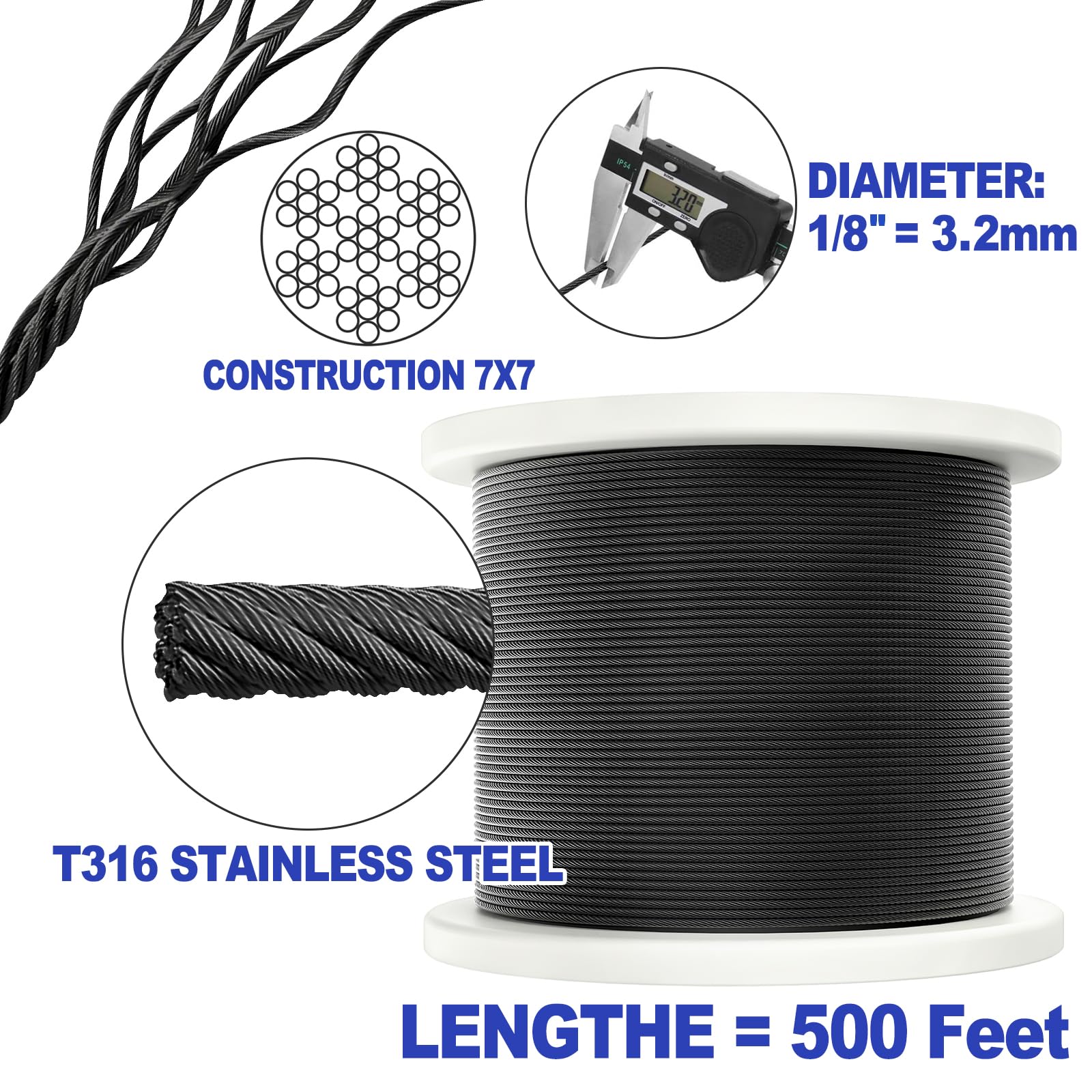 CYIKE LCY0720R106 Chain-Cable-By-The-Foot - View #3