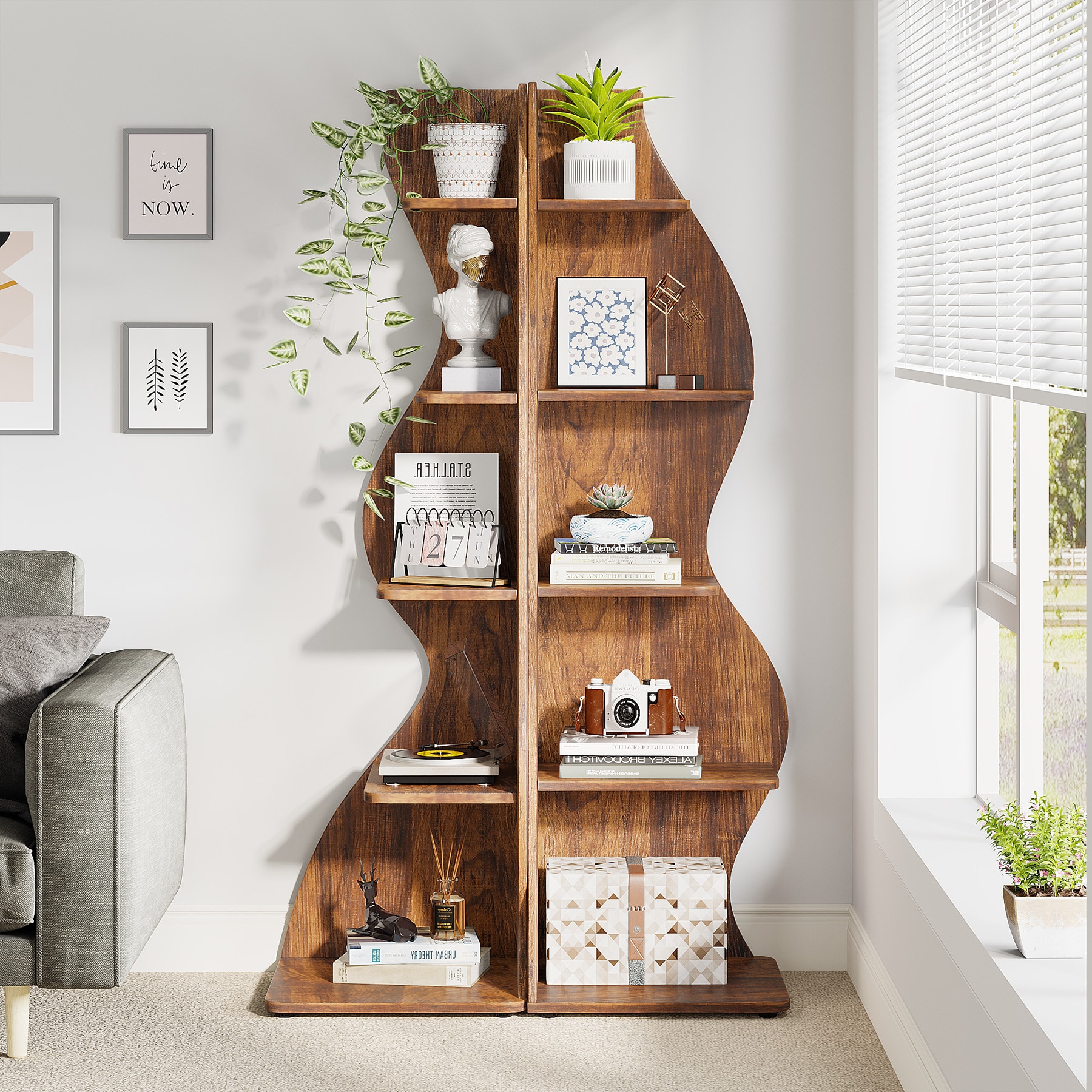 Tribesigns HOGA-J0189X bookcases - View #3