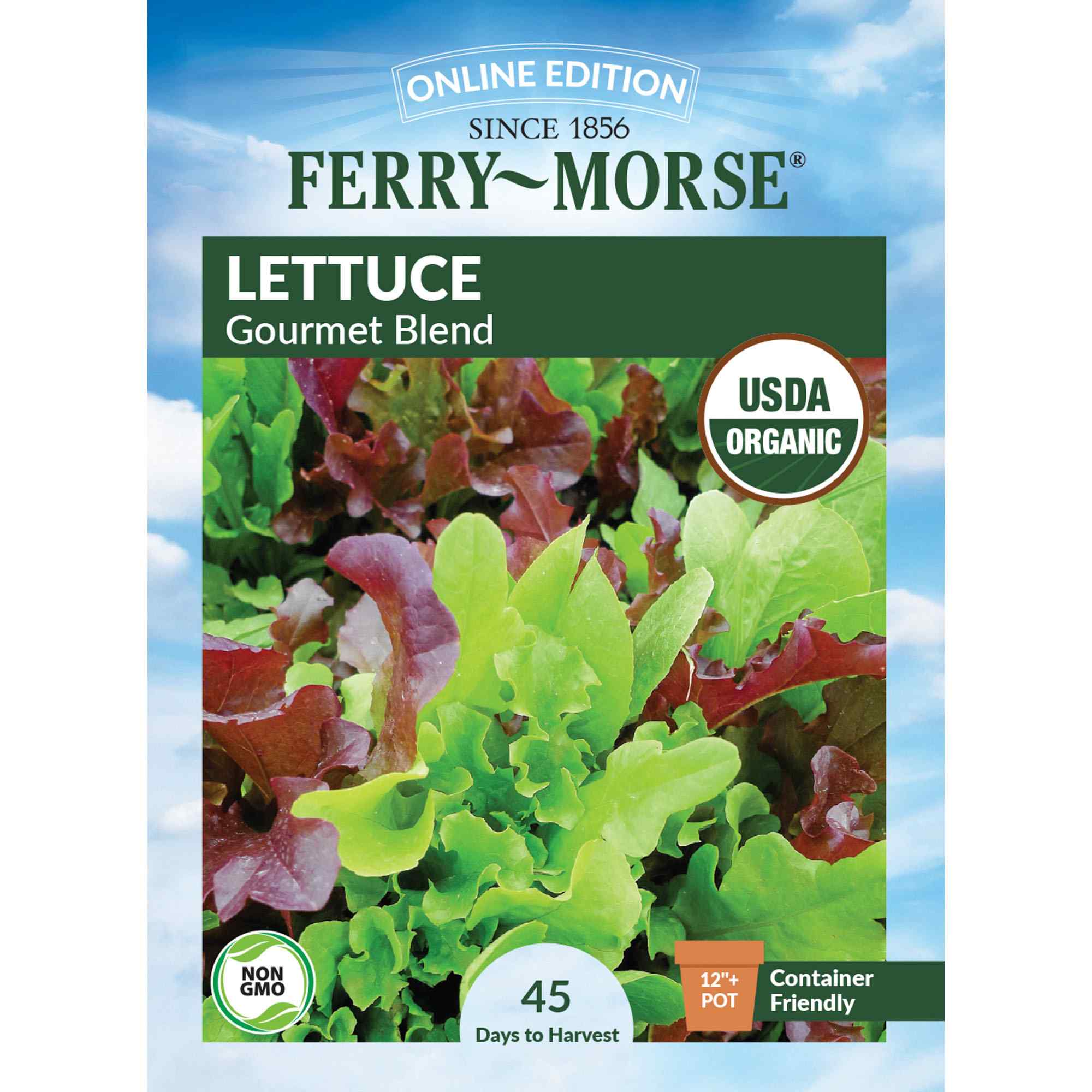 Ferry-Morse LC25.0809 Organic Lettuce Seeds 1.2 Gram(s)