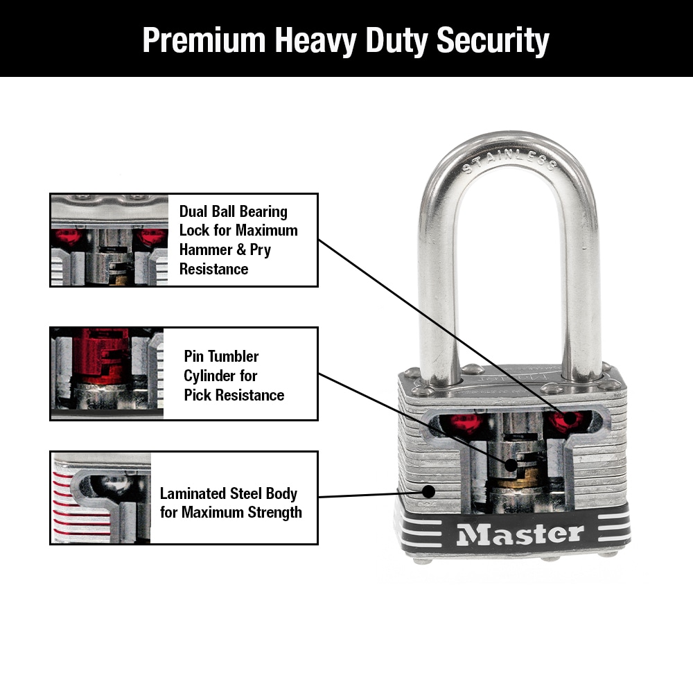 Master Lock 1SSKADLF Padlocks-Locks-Cables - View #5