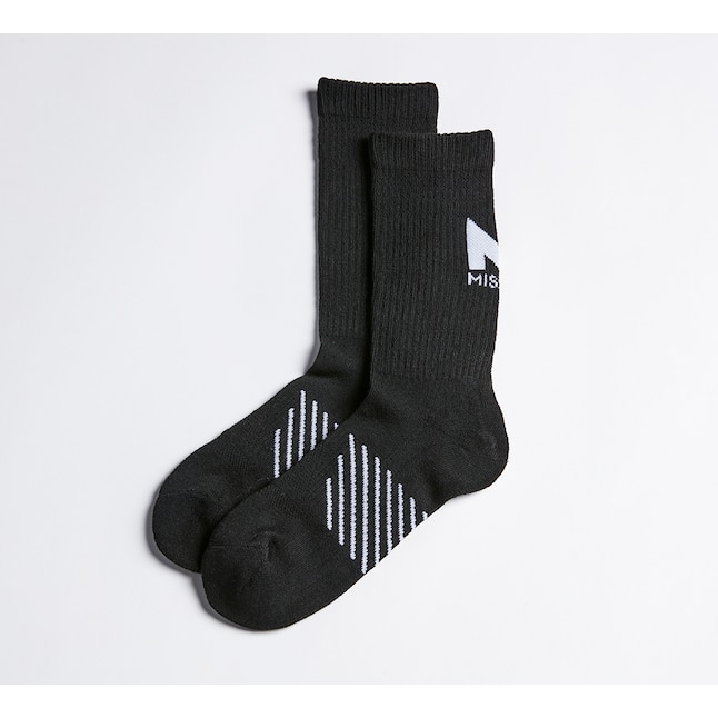 Mission Adult Unisex One Size Fits Most Cotton Blend Crew Socks in the ...